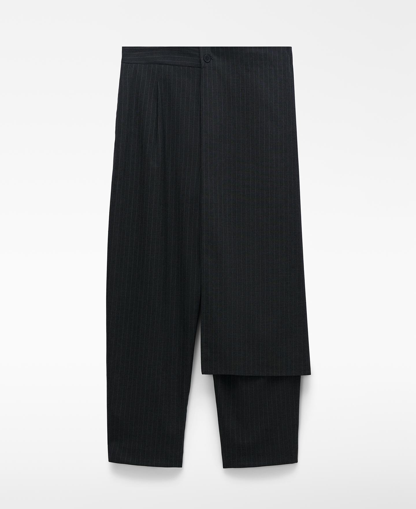 Barrel fit trousers with front panel image number 4