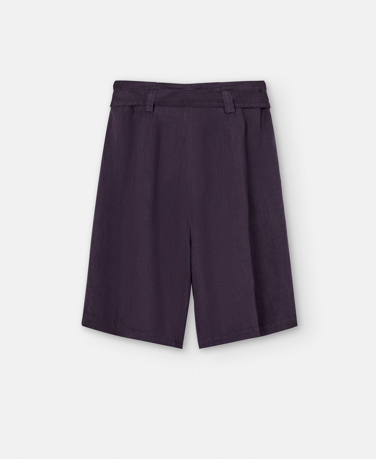 Knee-length linen Bermuda shorts image number 5