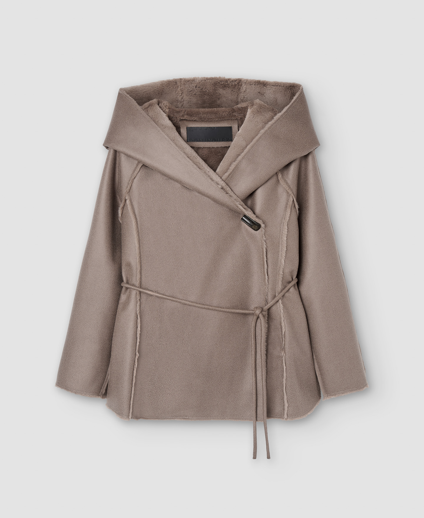 Chaquetón fluido con capucha image number 6