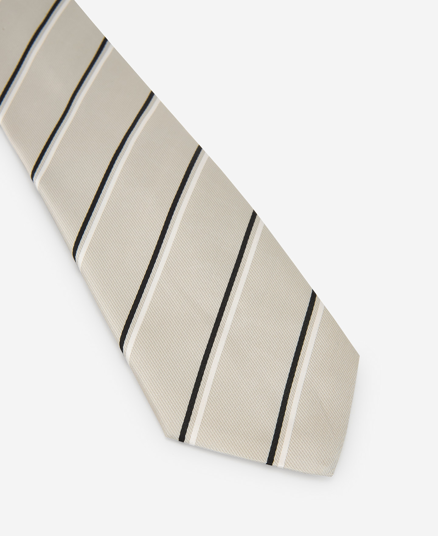 Corbata rayas tricoleres seda image number 1