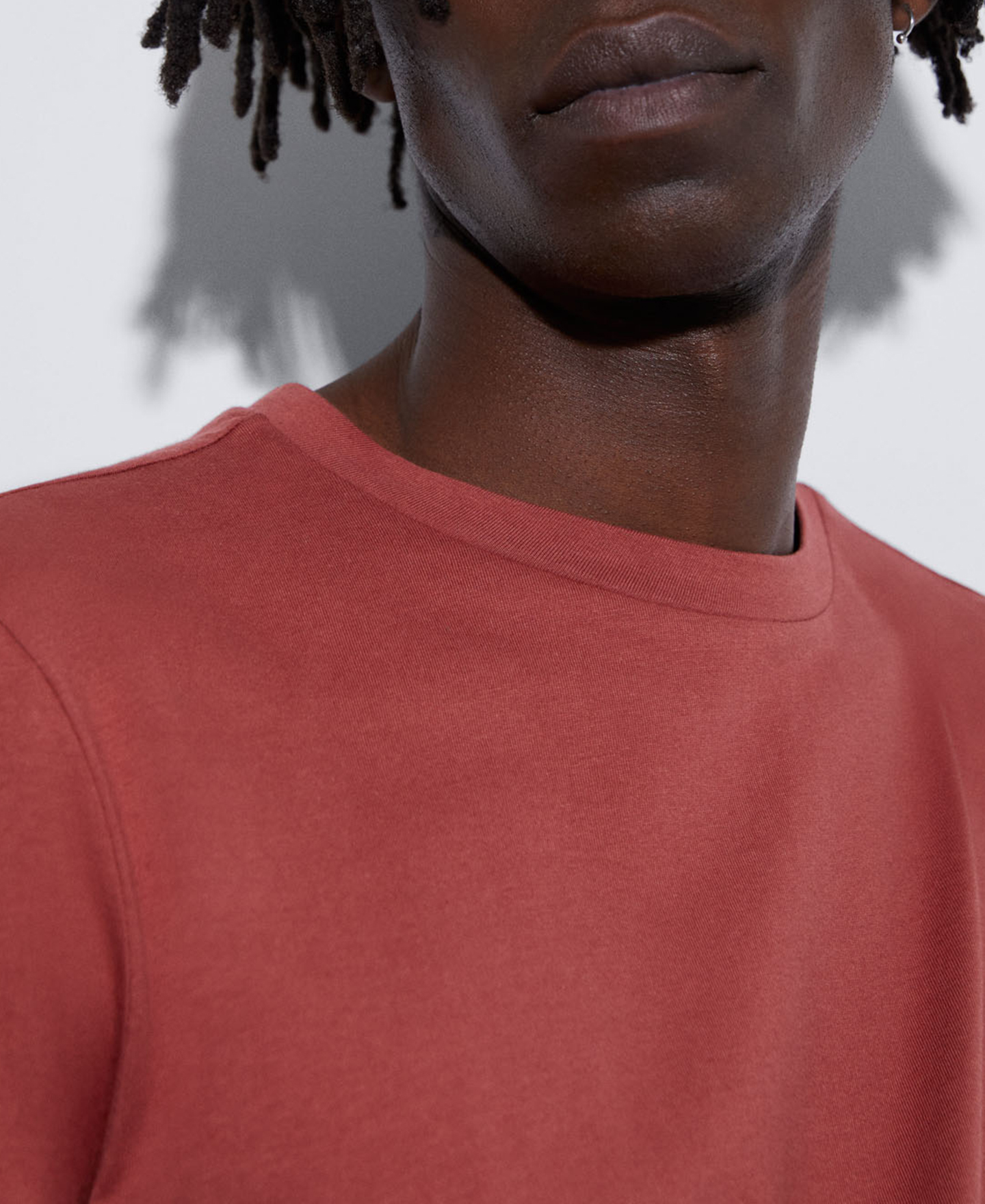 Organic cotton crew neck t-shirt image number 3