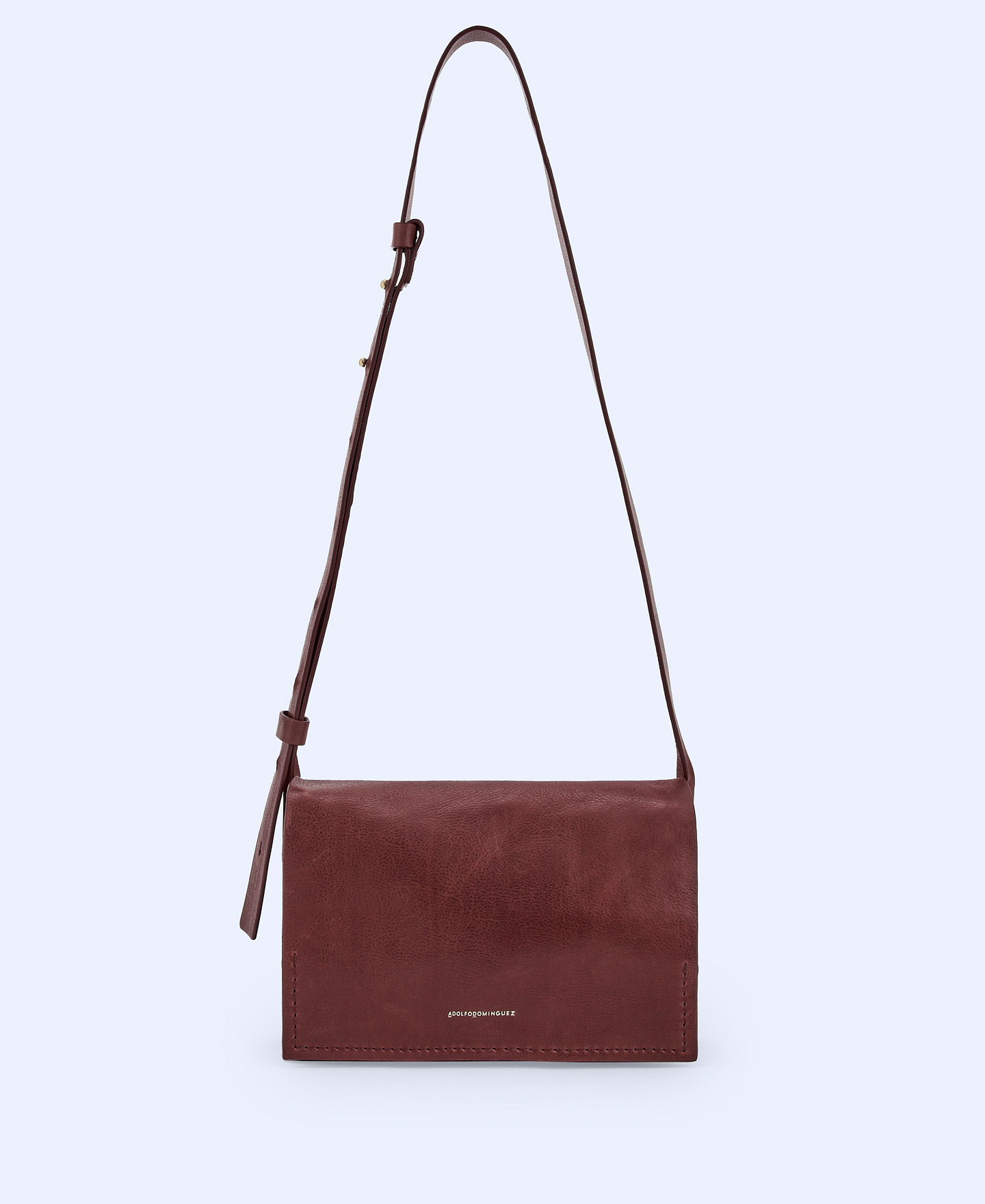 Vachetta leather flap shoulder bag image number 0