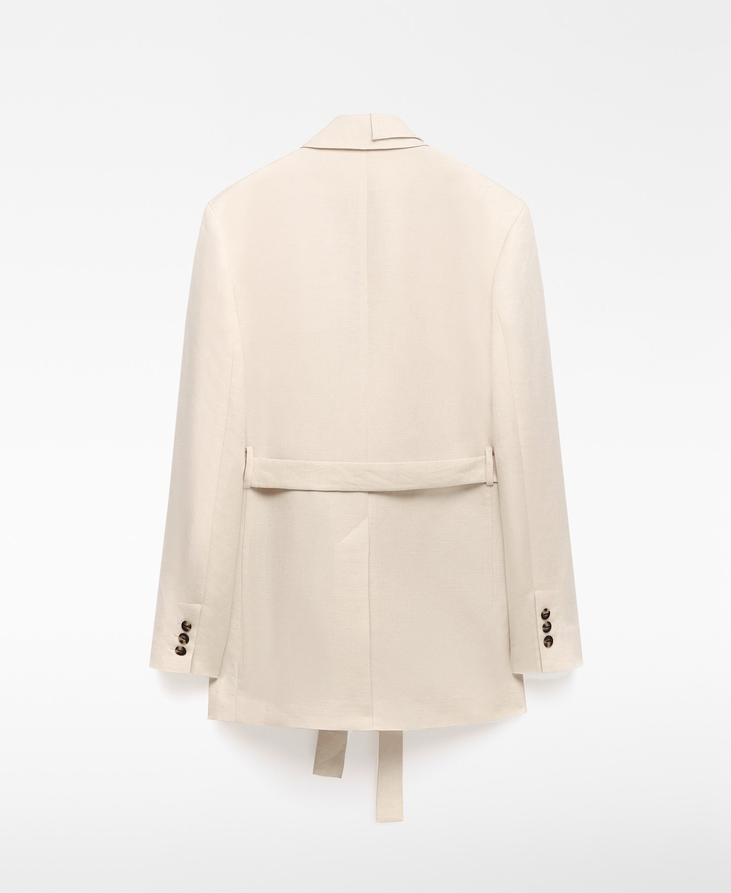 Blazer à double revers avec ceinture femme image number 7