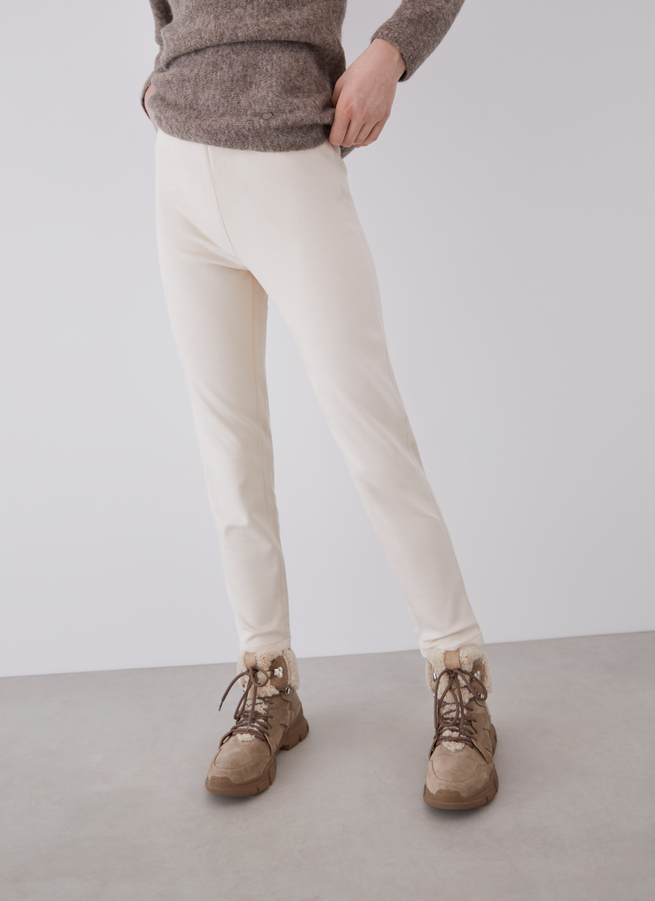 Suedette leggins image number 0