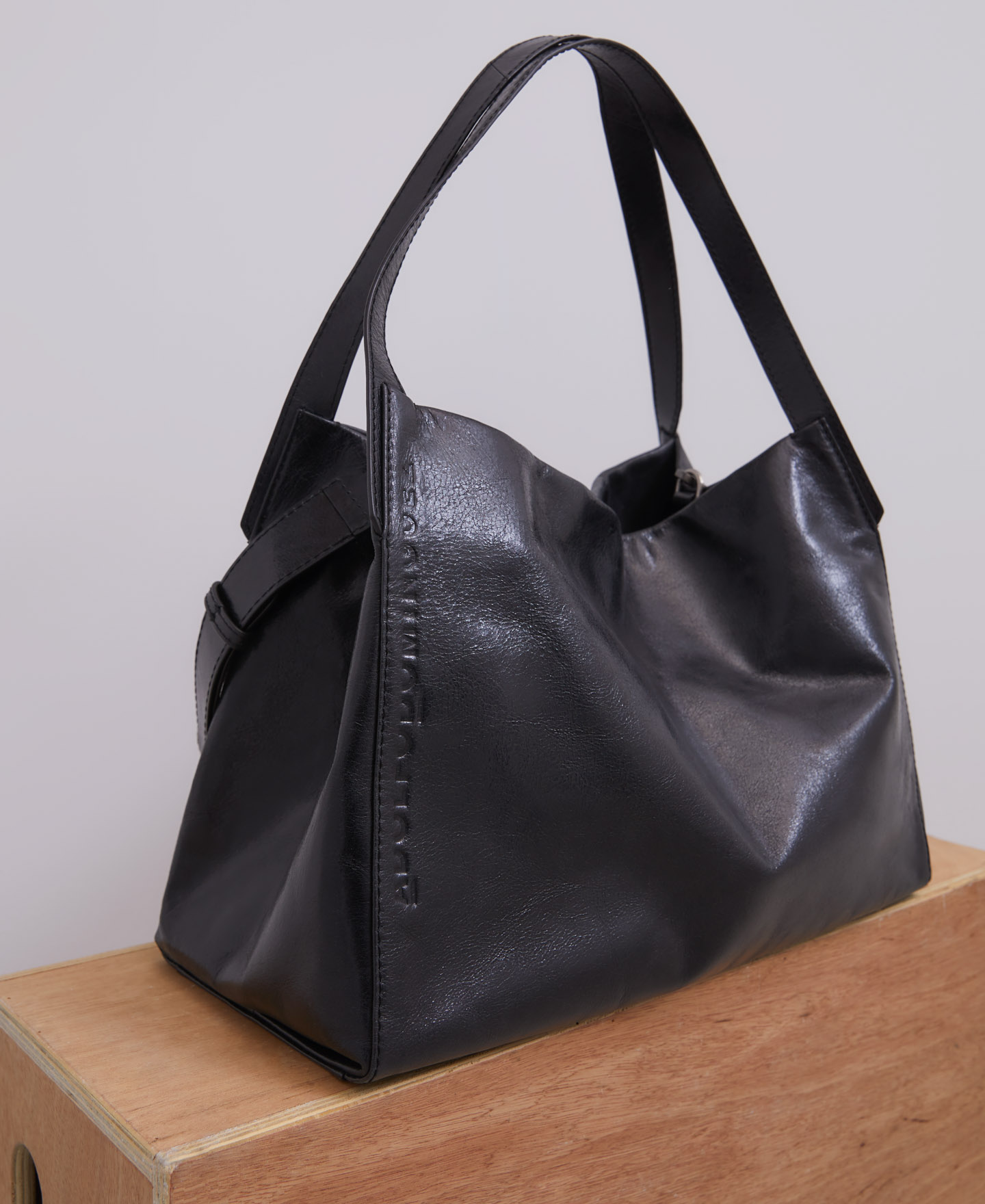 Shopper en piel craquelada image number 3