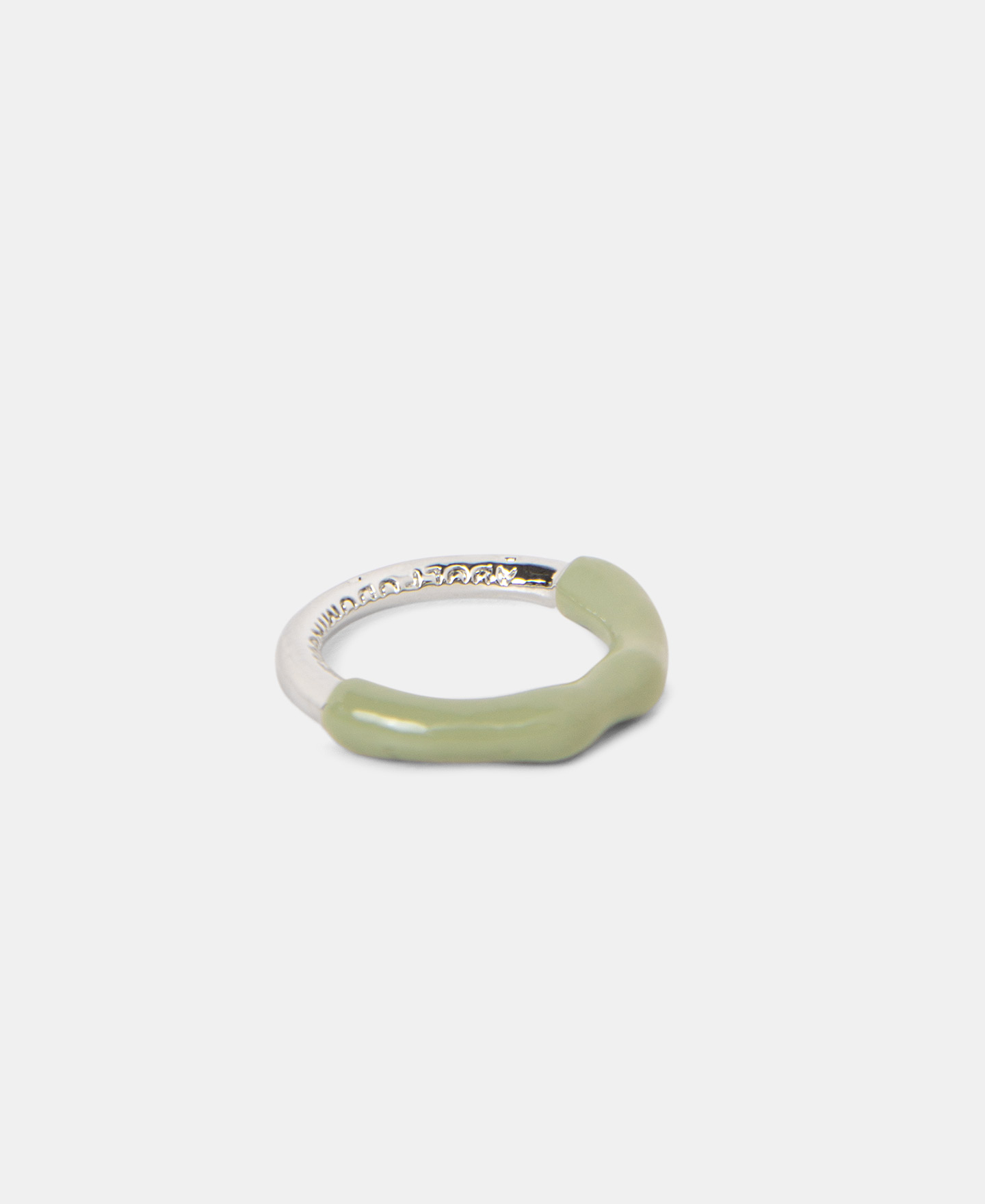 Circular resin and zinc ring image number 1