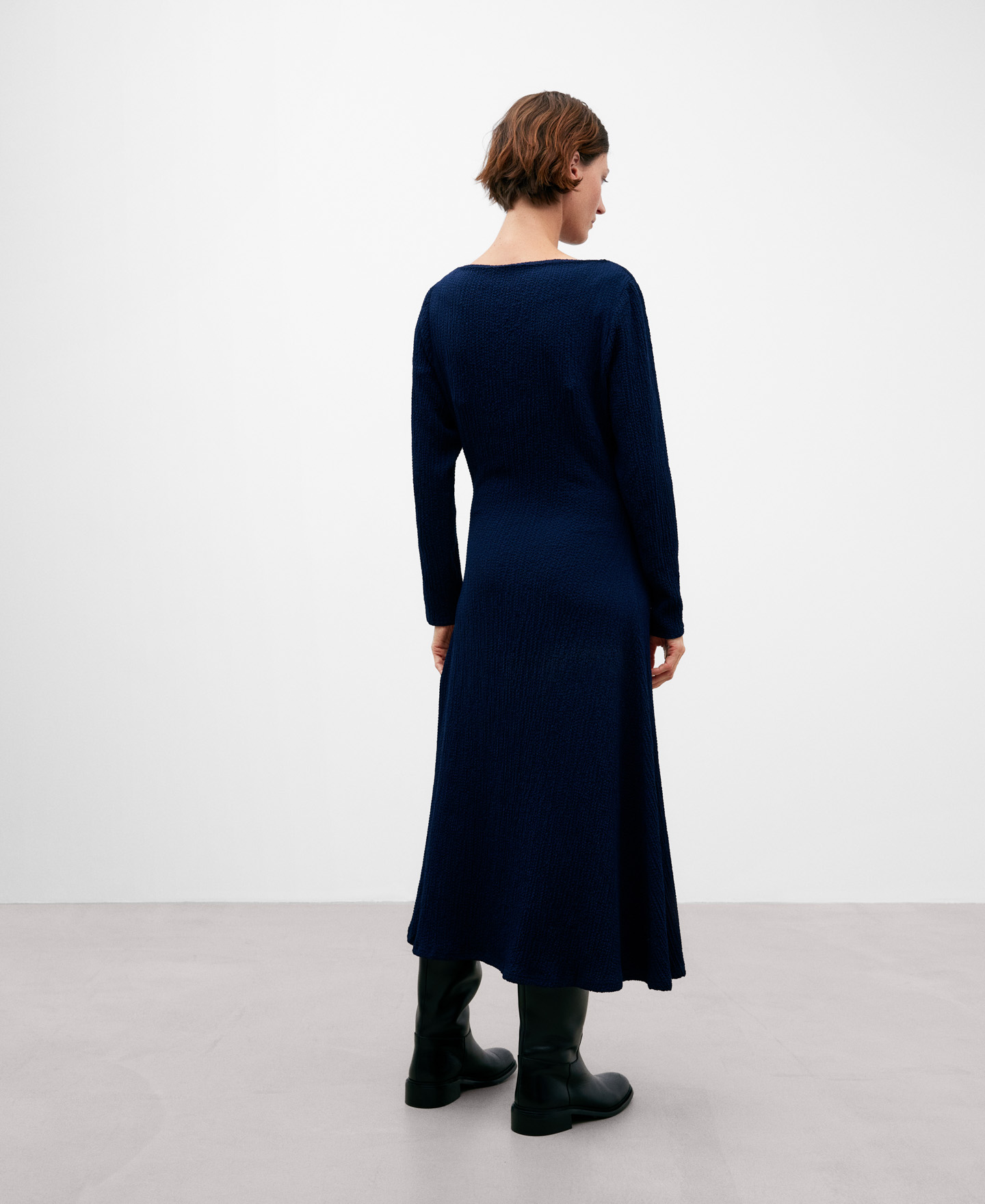 Vestido midi de viscosa de LENZING TM image number 2