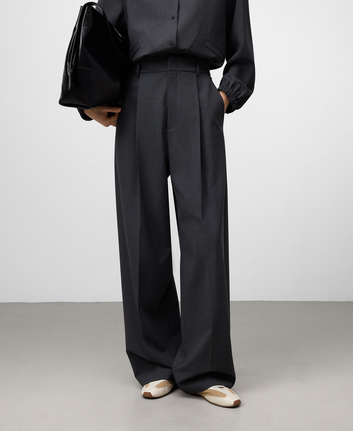 Straight tailored trousers woman image number 0