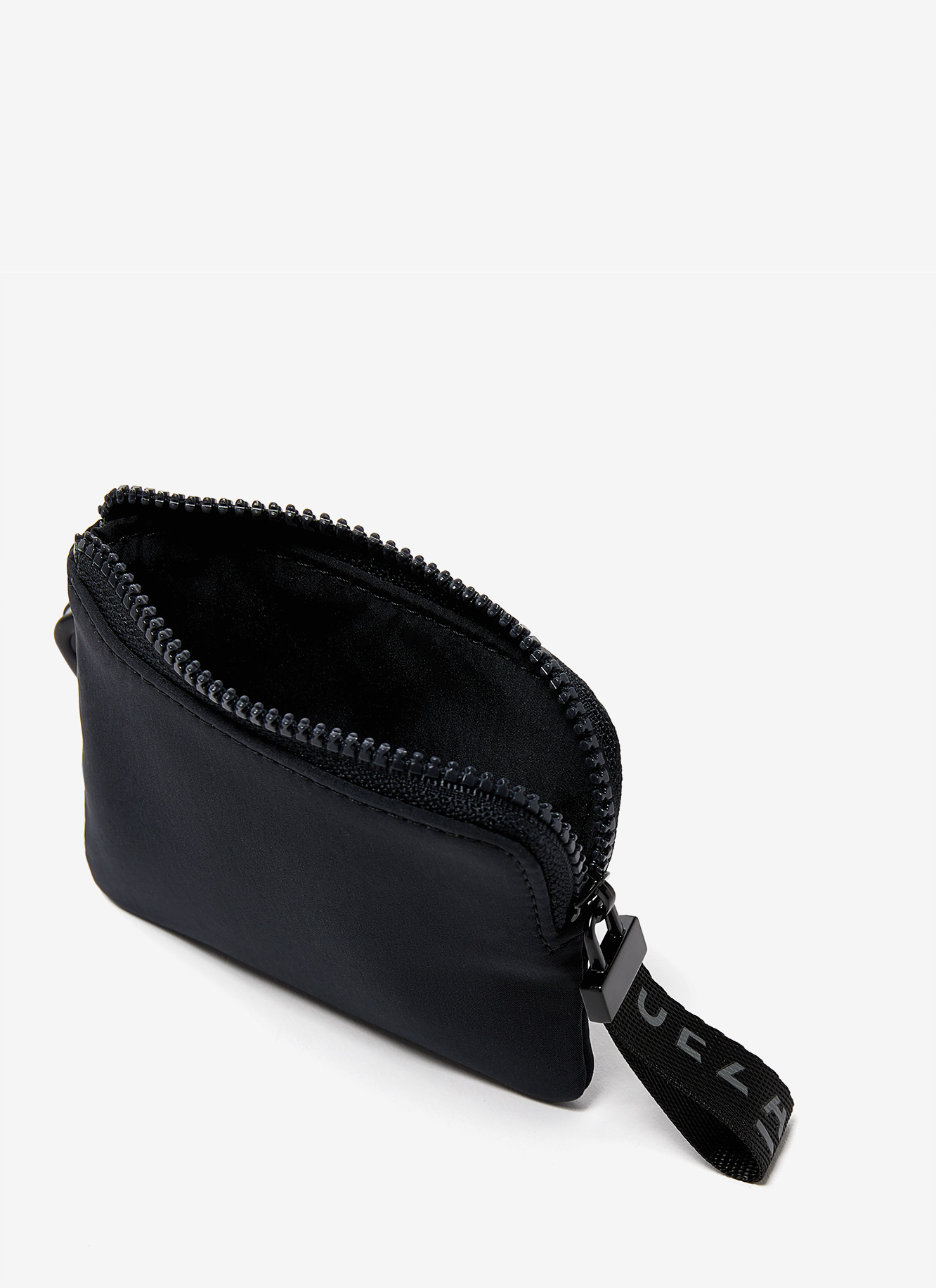 Nylon coin holder with logoed puller image number 3
