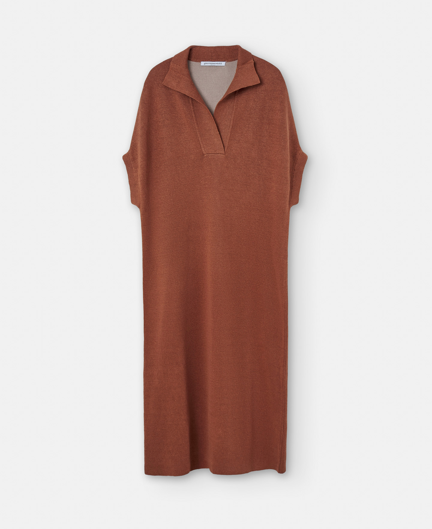Linen double-fronted shirt dress image number 4