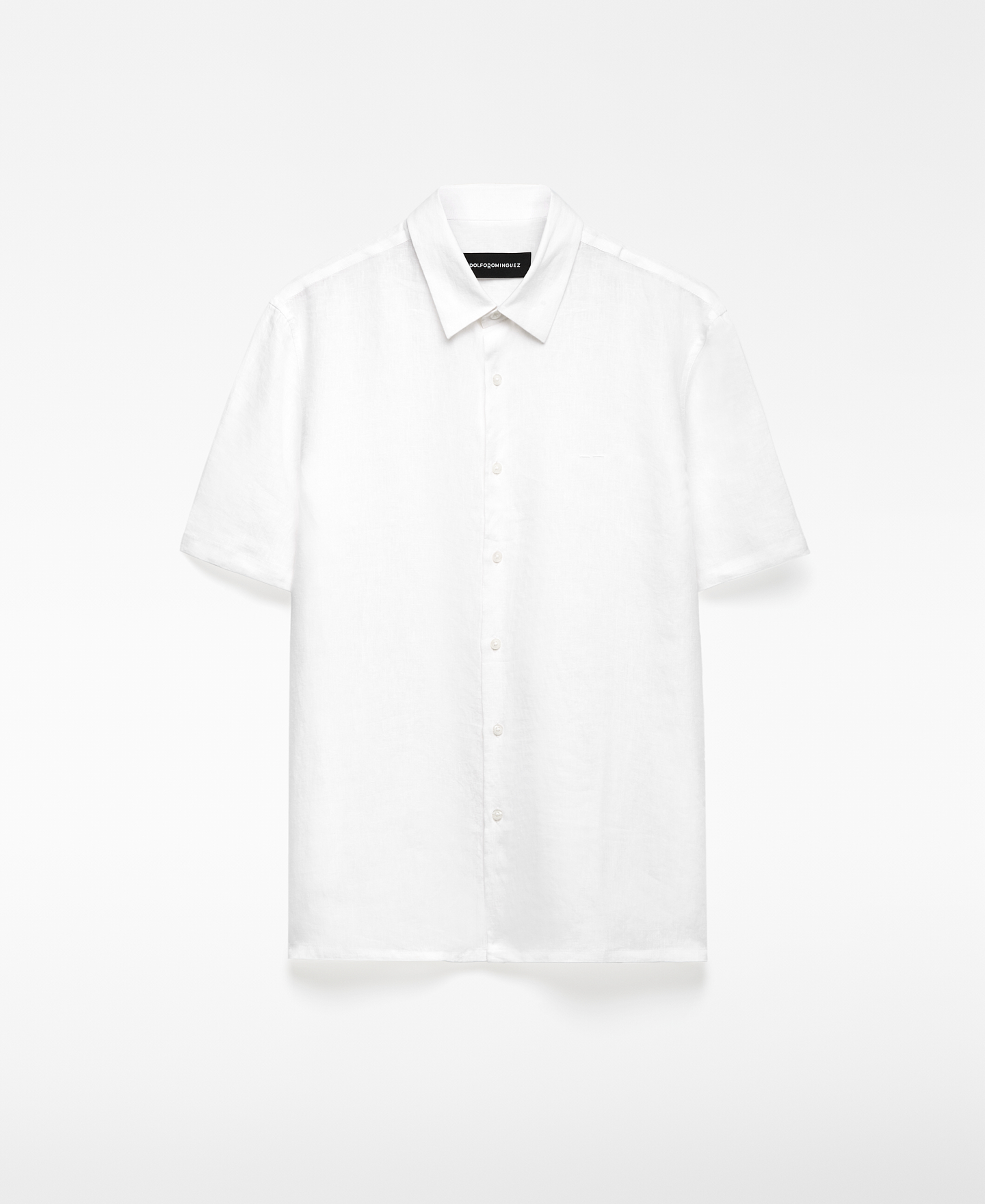 Camisa cuello solapa lino europeo hombre image number 4