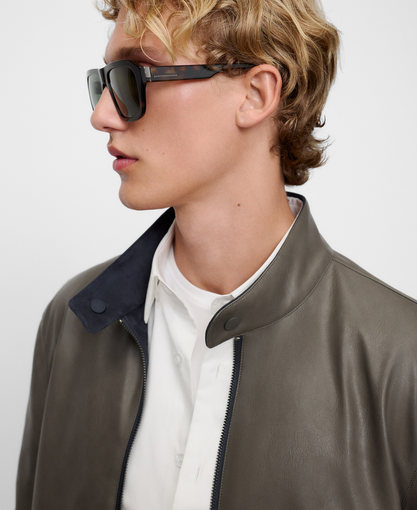 Leather-Non-Lather reversible jacket image number 3