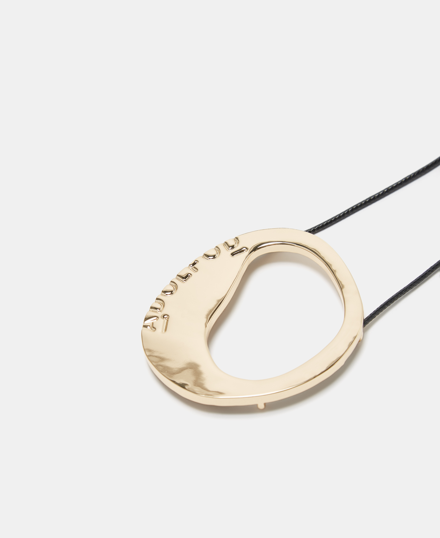 Organic zinc-plated necklace image number 1