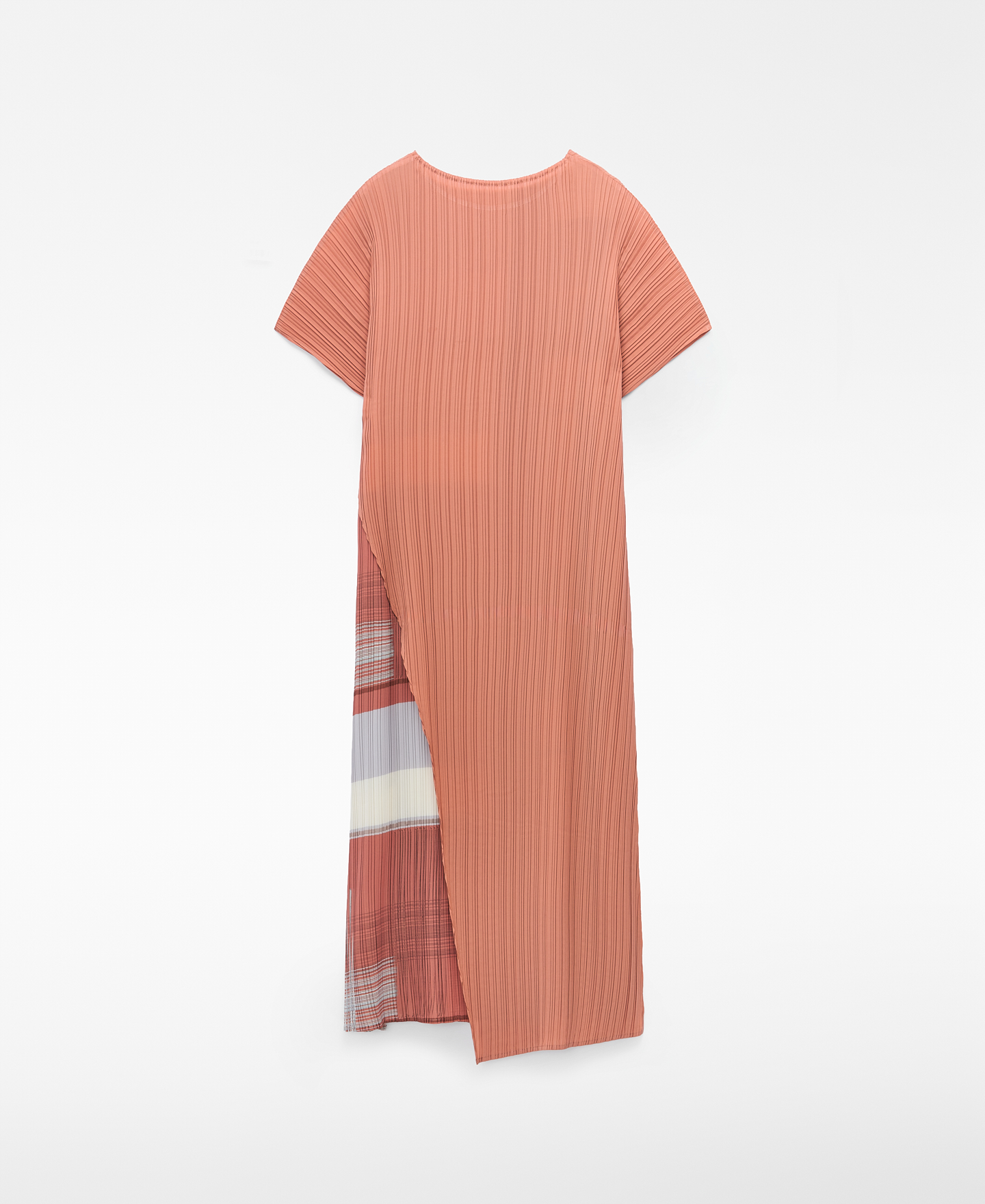 Bedrucktes asymmetrisches Crinkle-Kleid image number 7