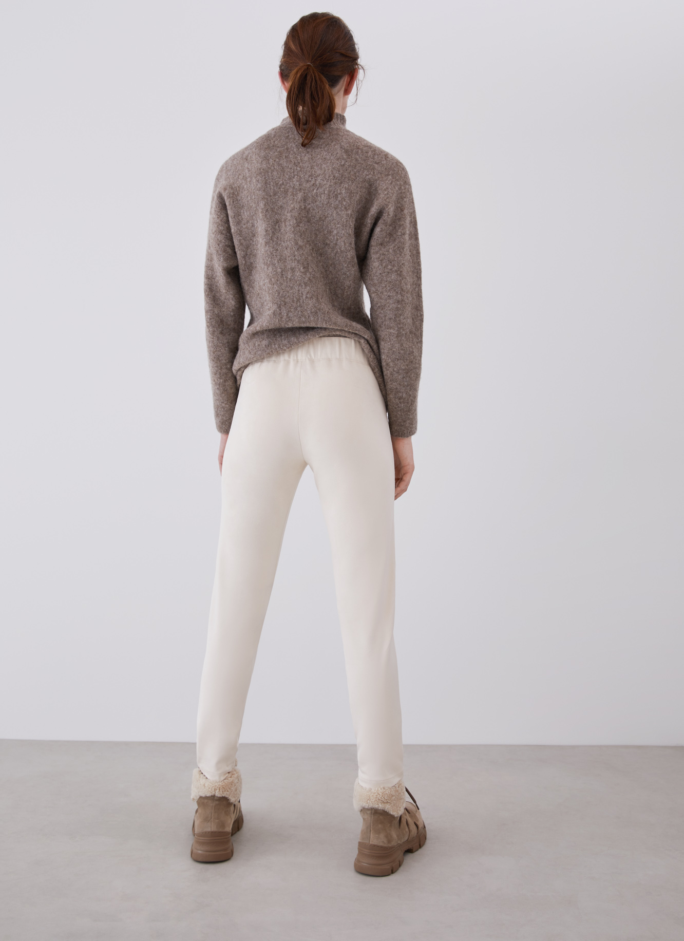 Suedette leggins image number 1