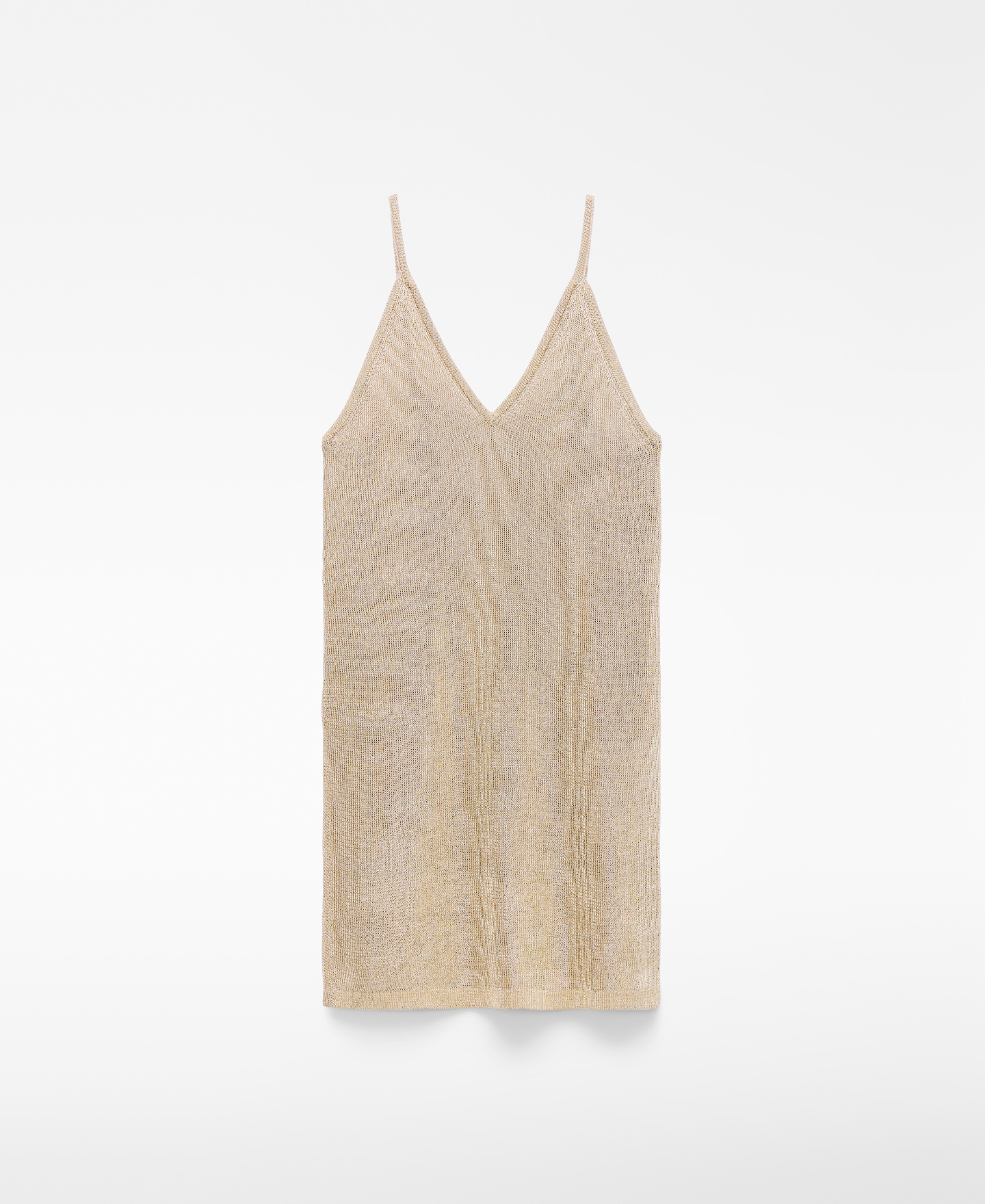 Top com al&ccedil;as em malha metalizada image number 4