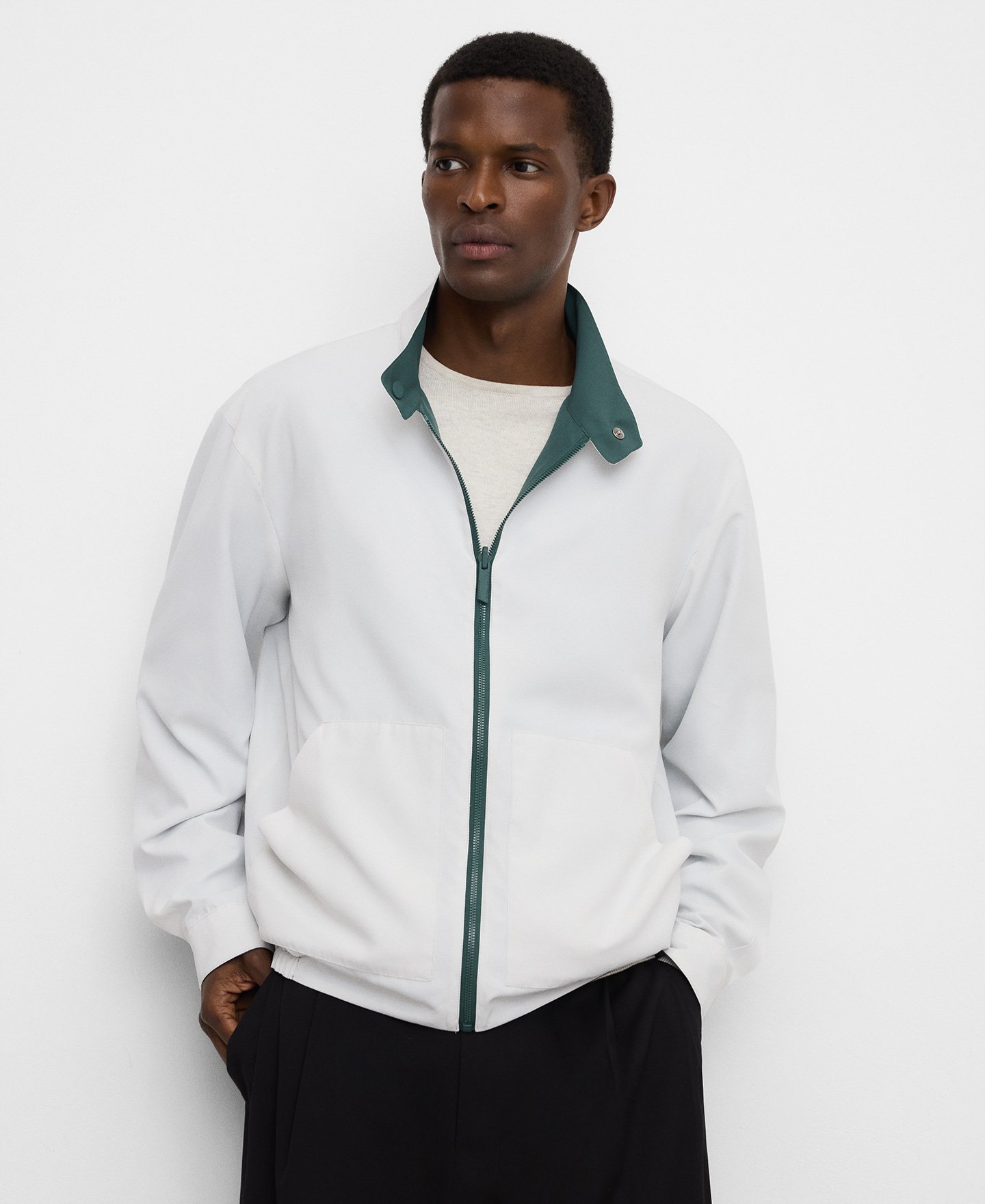 Nylon reversible jacket image number 0