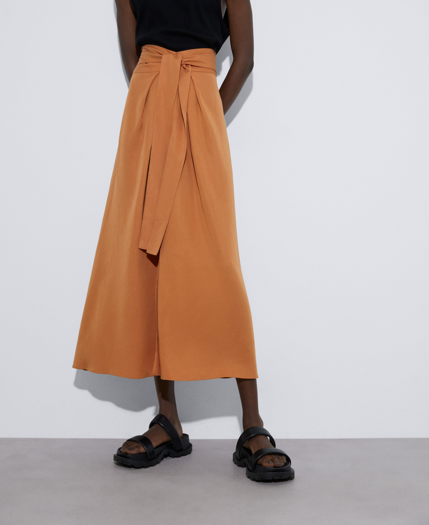 Falda larga en Tencel™ Lyocell image number 0
