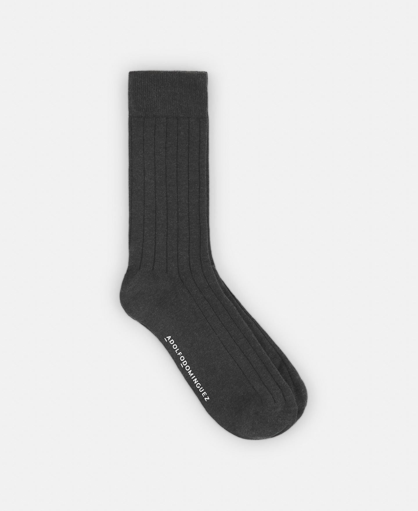 Plain cotton and nylon sock image number 0