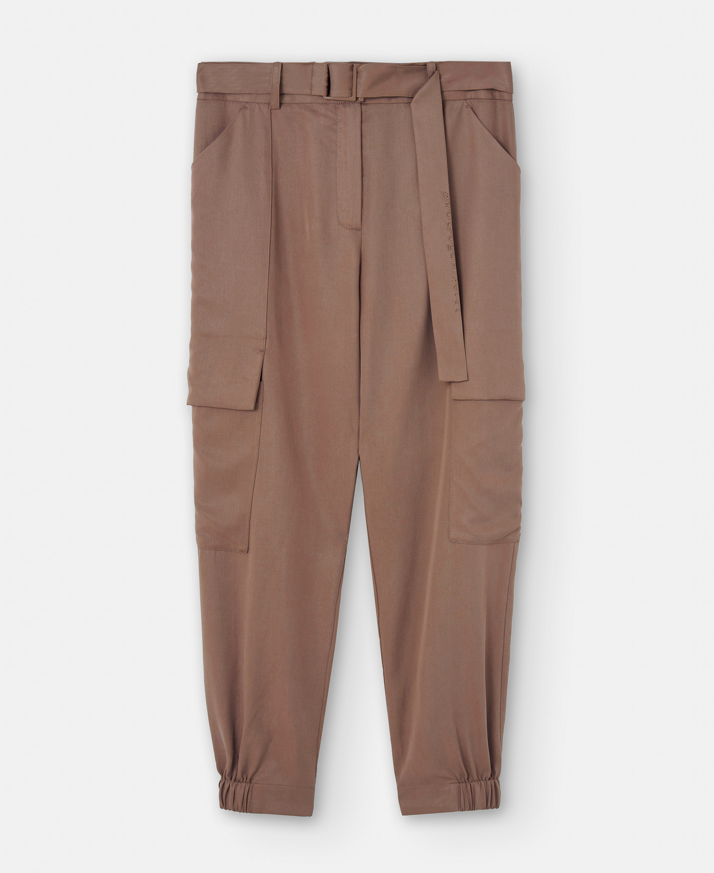 Lyocell cargo trousers image number 4