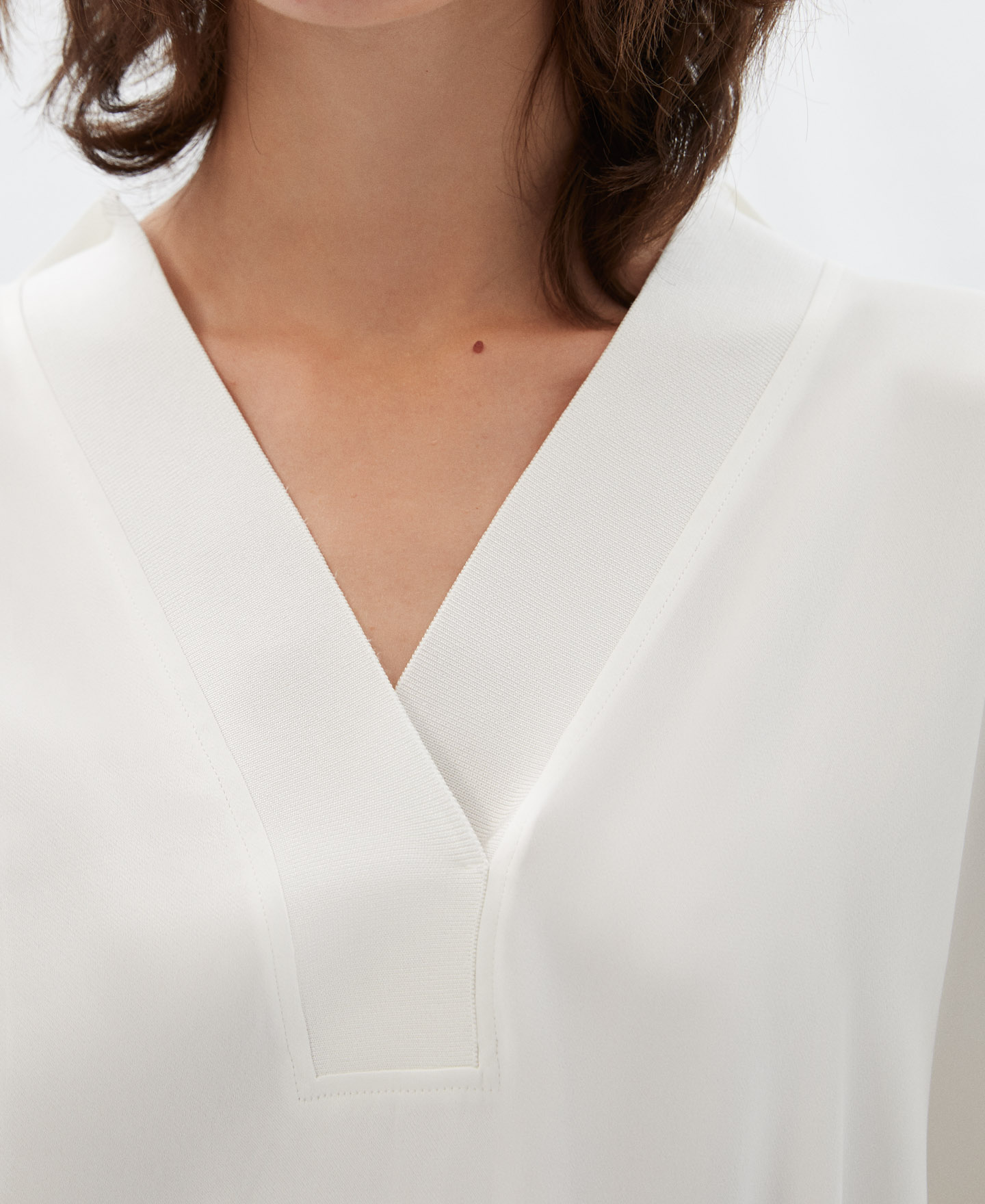 Oversized viscose blouse image number 3