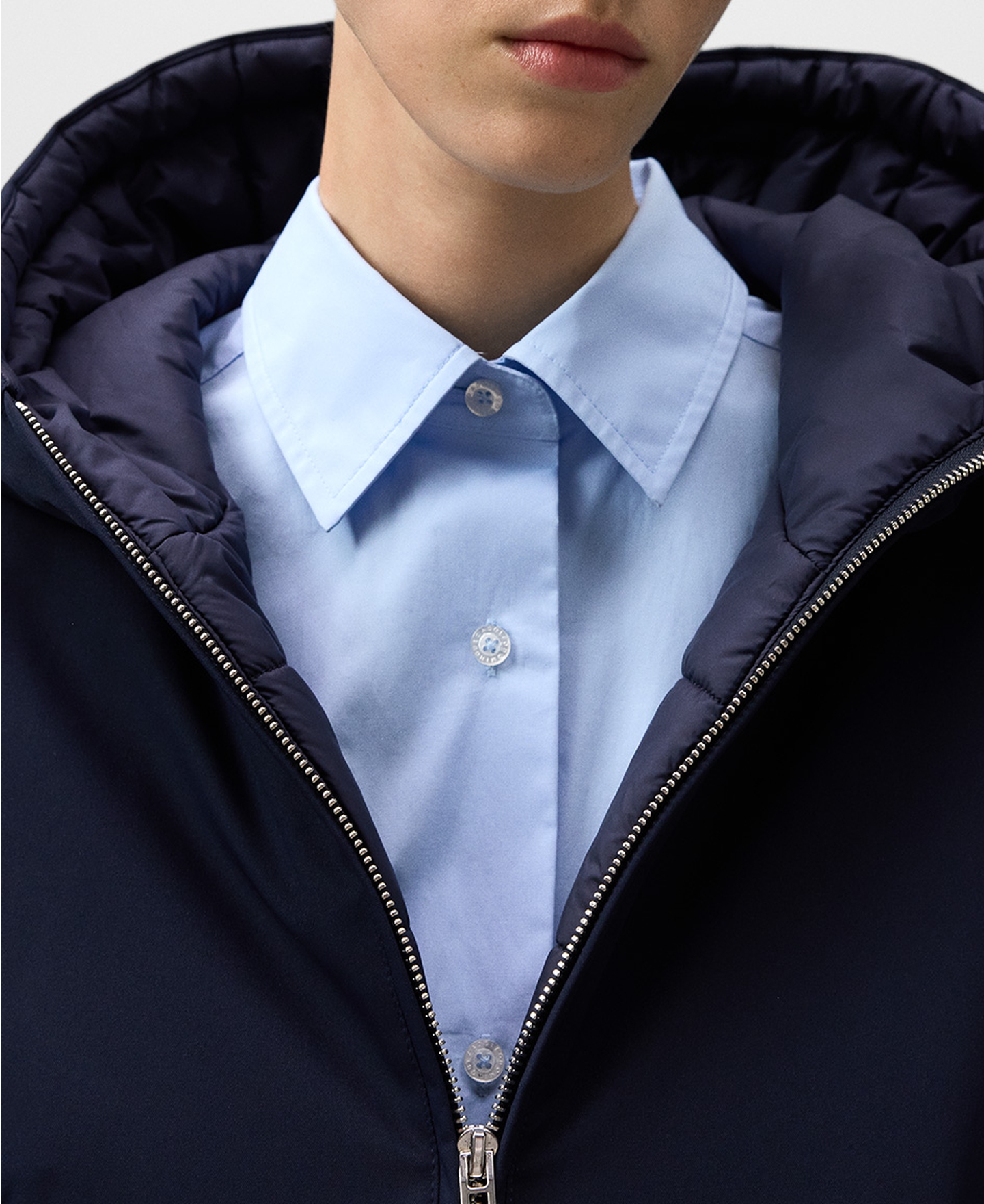 Padded vest with hood image number 3