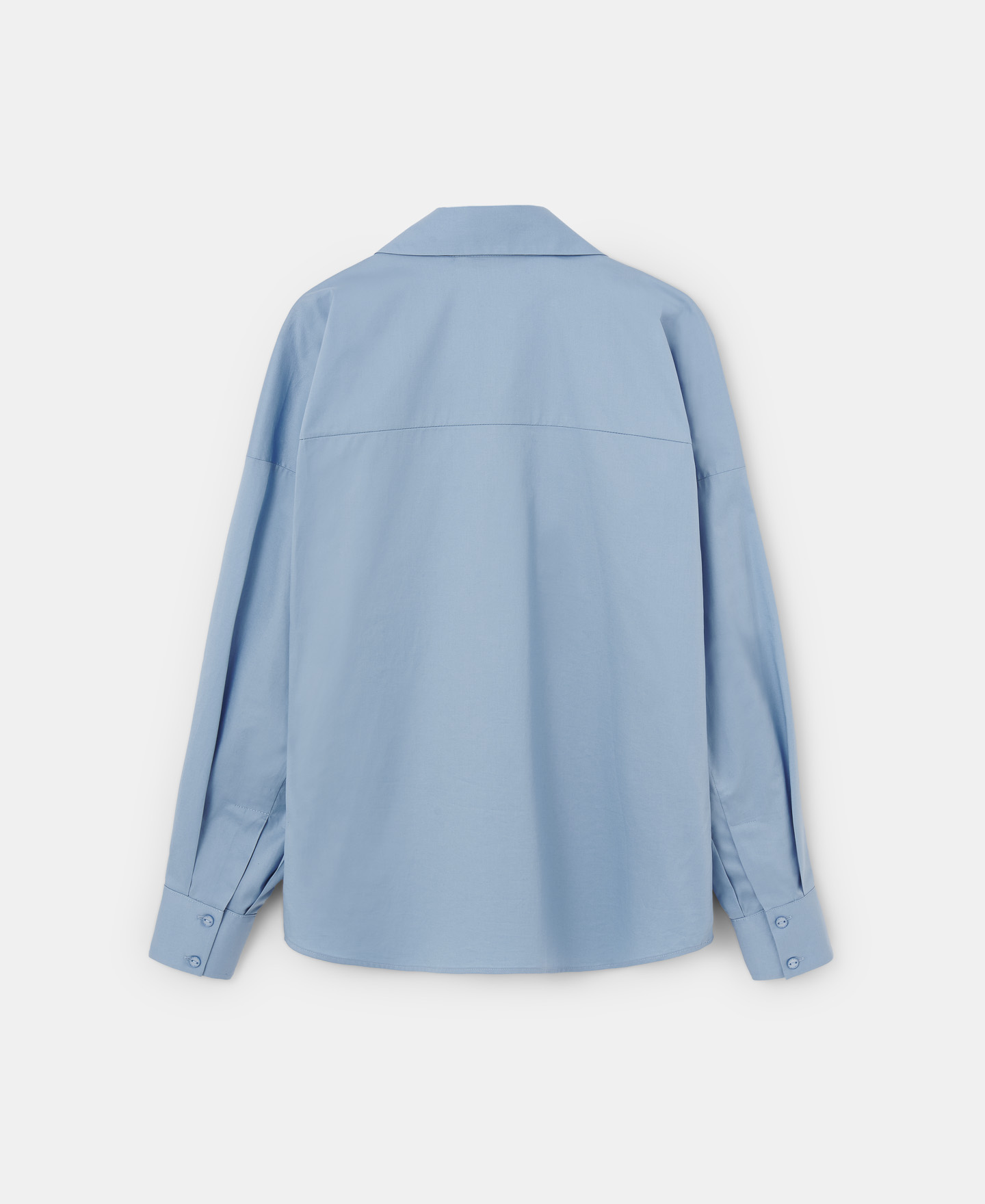 Cotton V-neck shirt image number 5