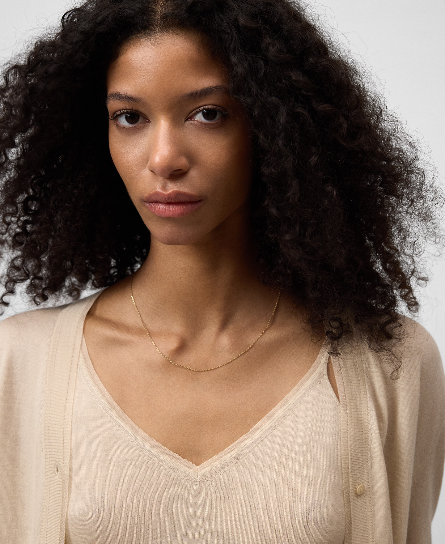 Top semi-transparent en maille pour femme image number 4
