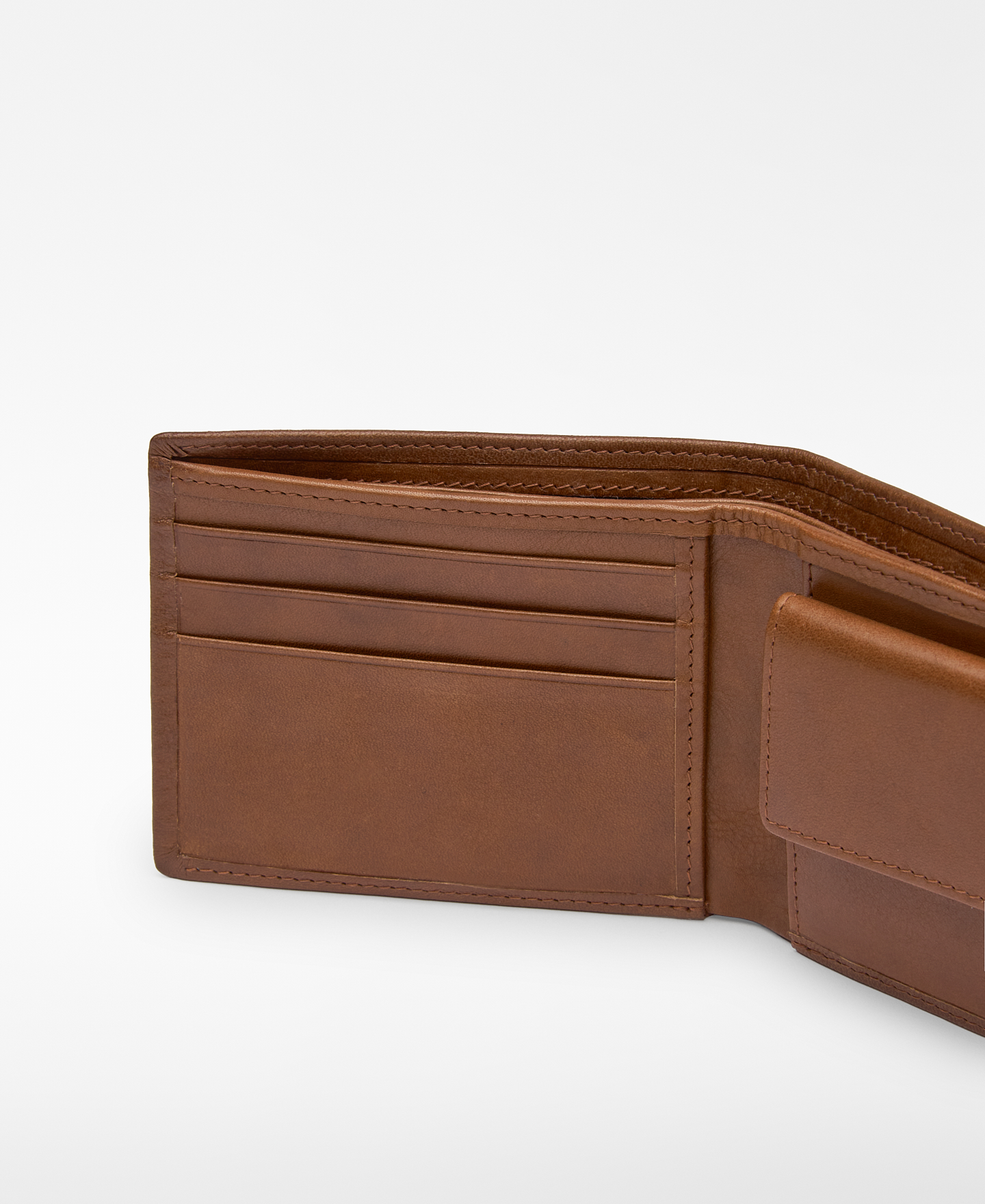Fold-out leather wallet image number 1