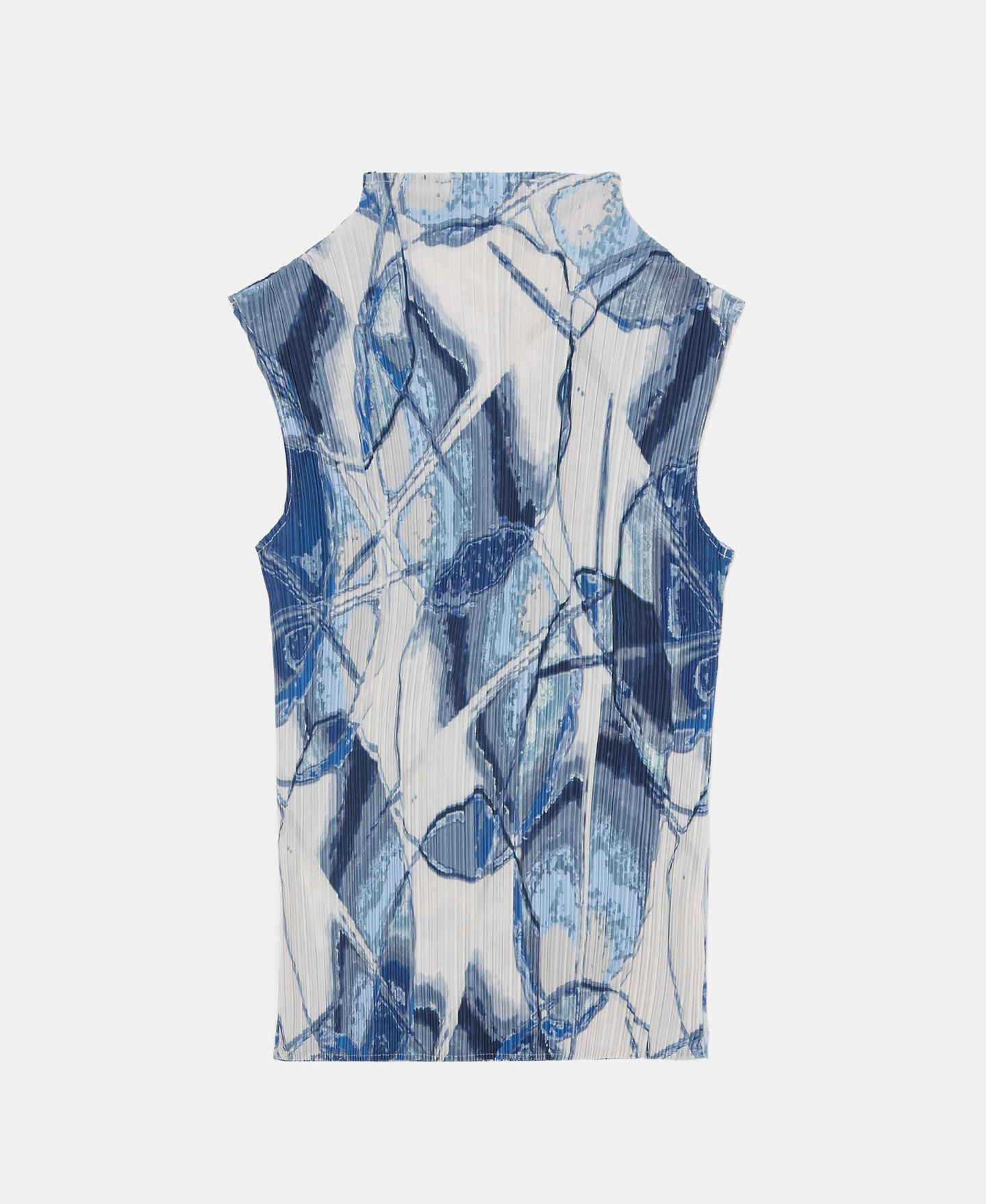 Printed crinkle top image number 5