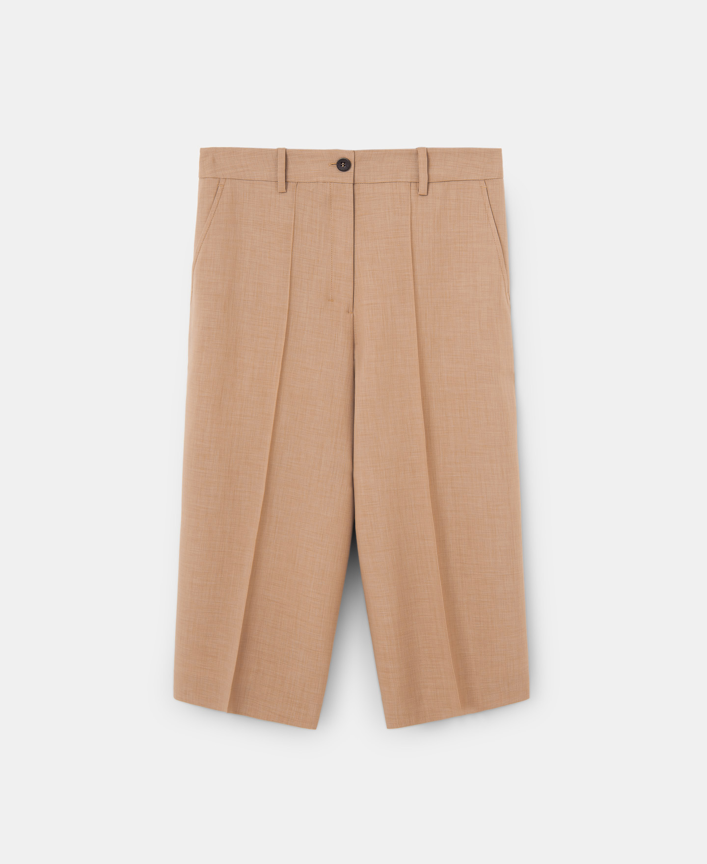 Straight silhouette long bermuda shorts image number 4