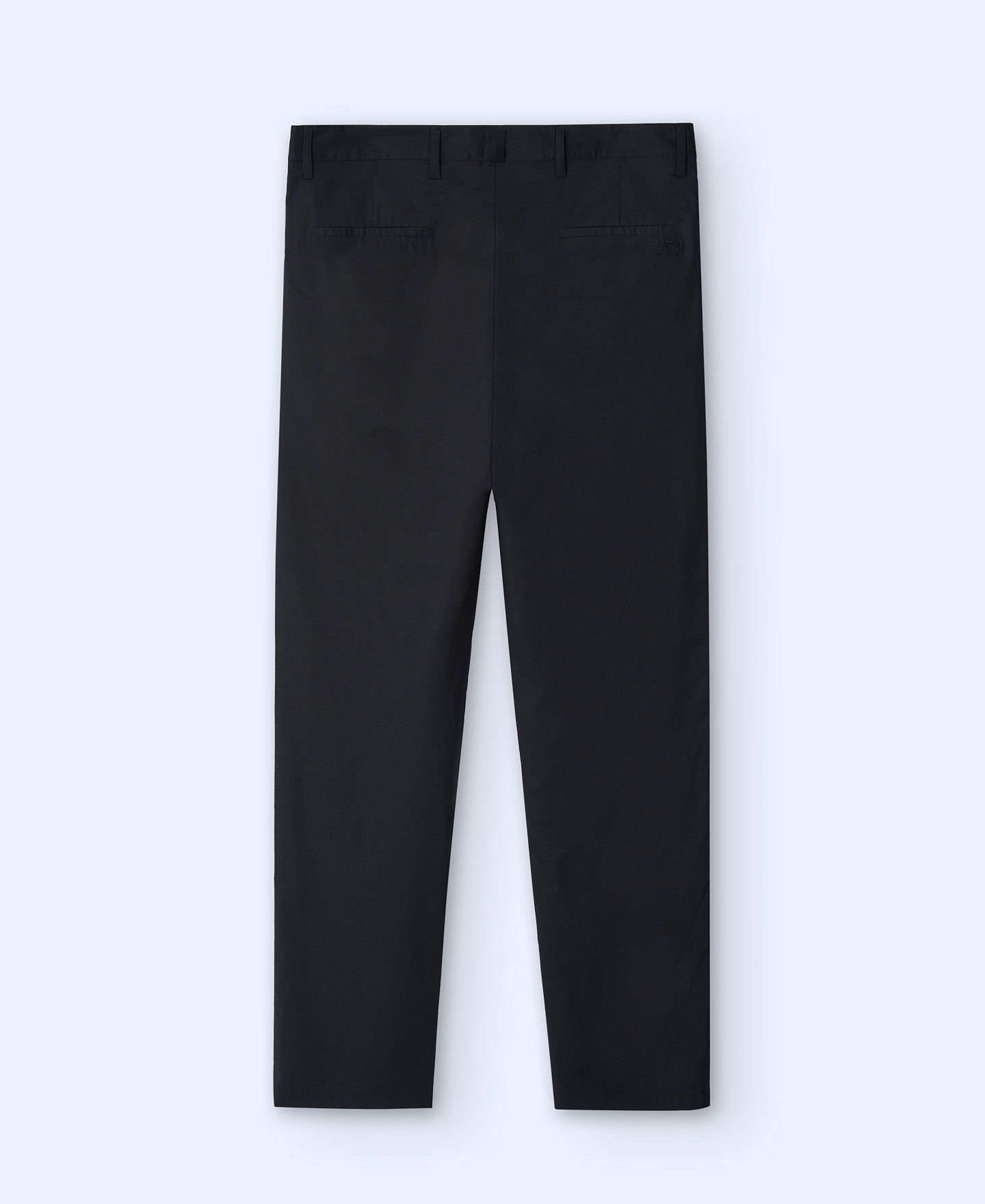 Cotton poplin straight trousers image number 5