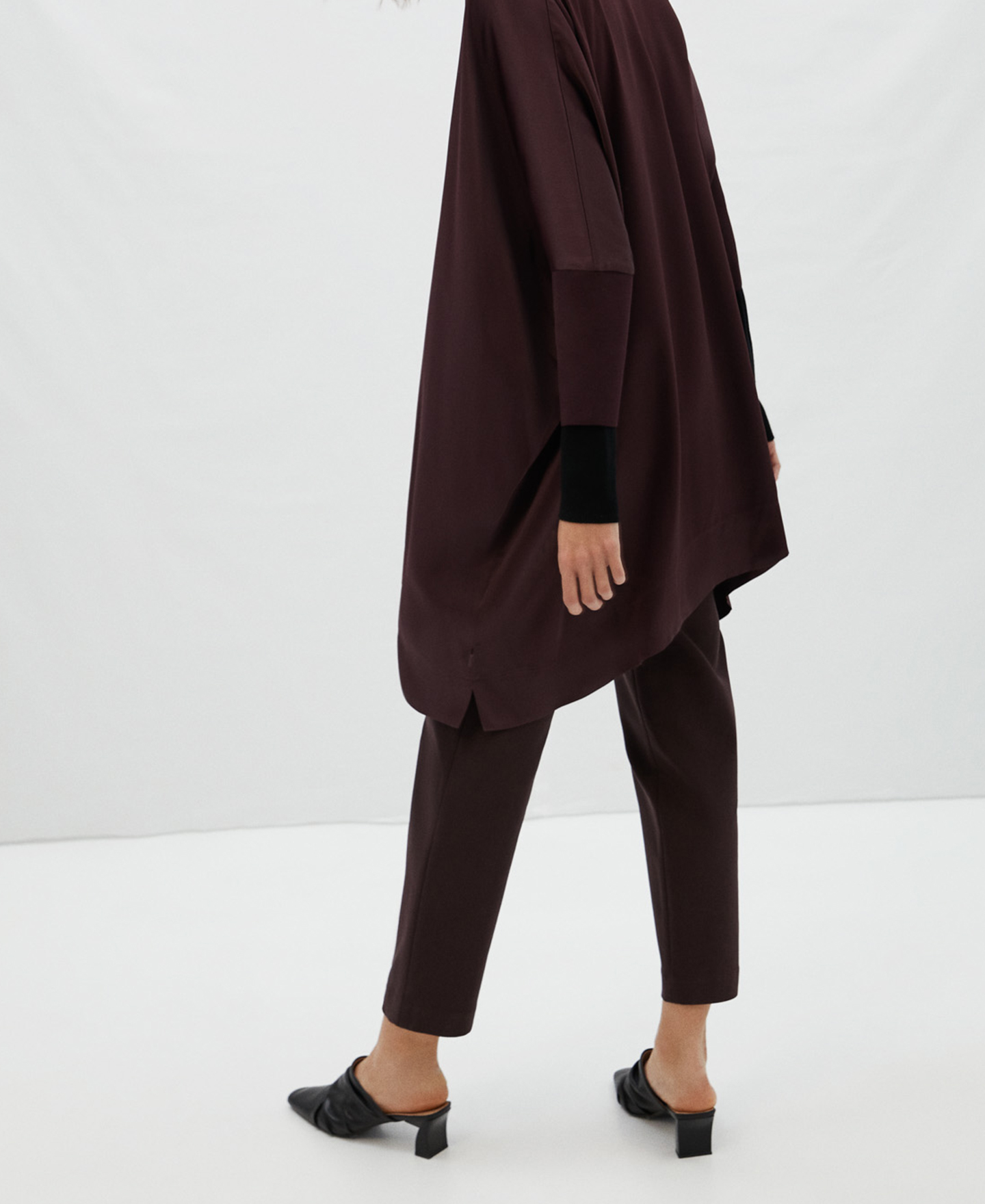 Oversized viscose blouse image number 2
