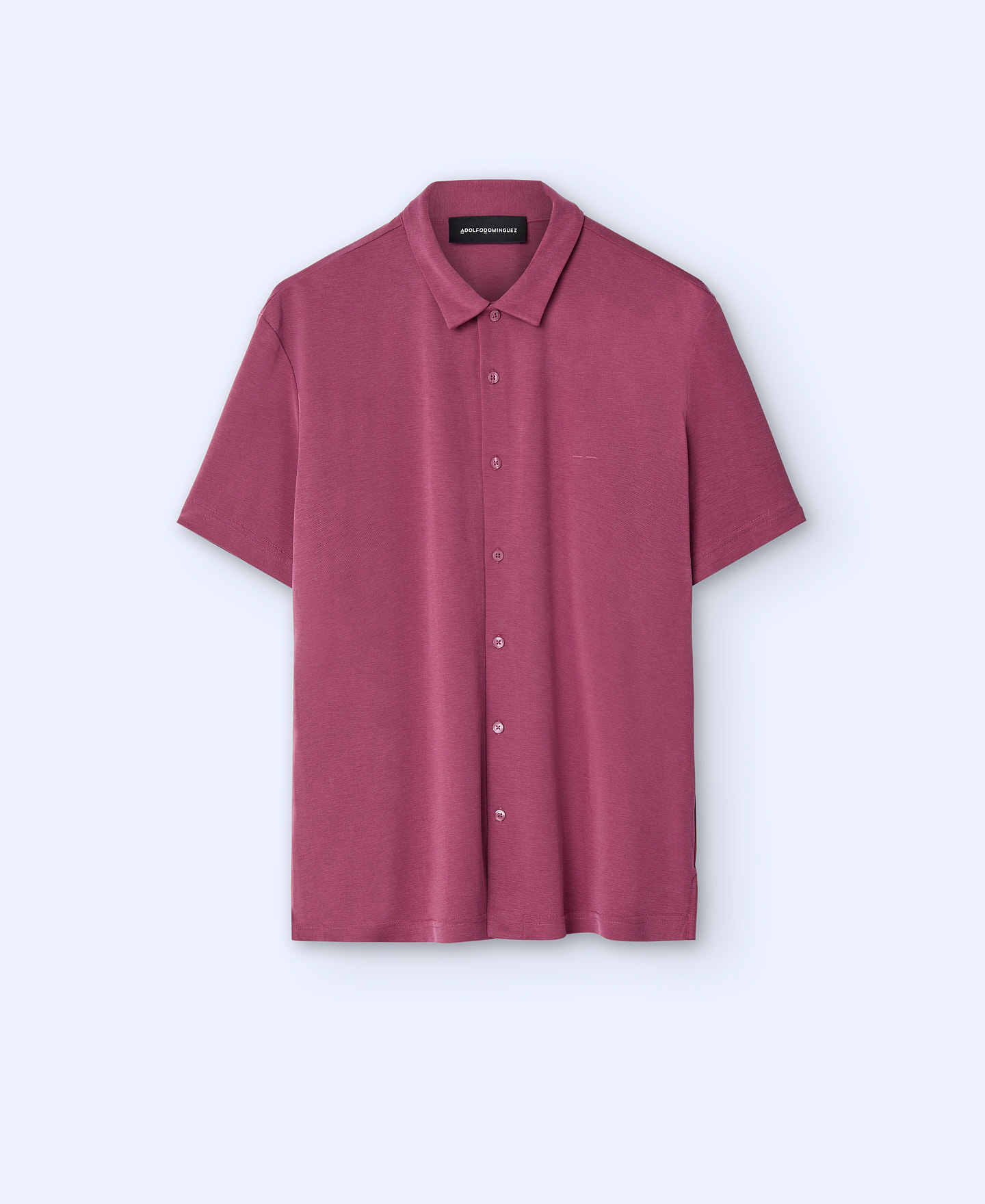 Short sleeve modal shirt image number 4