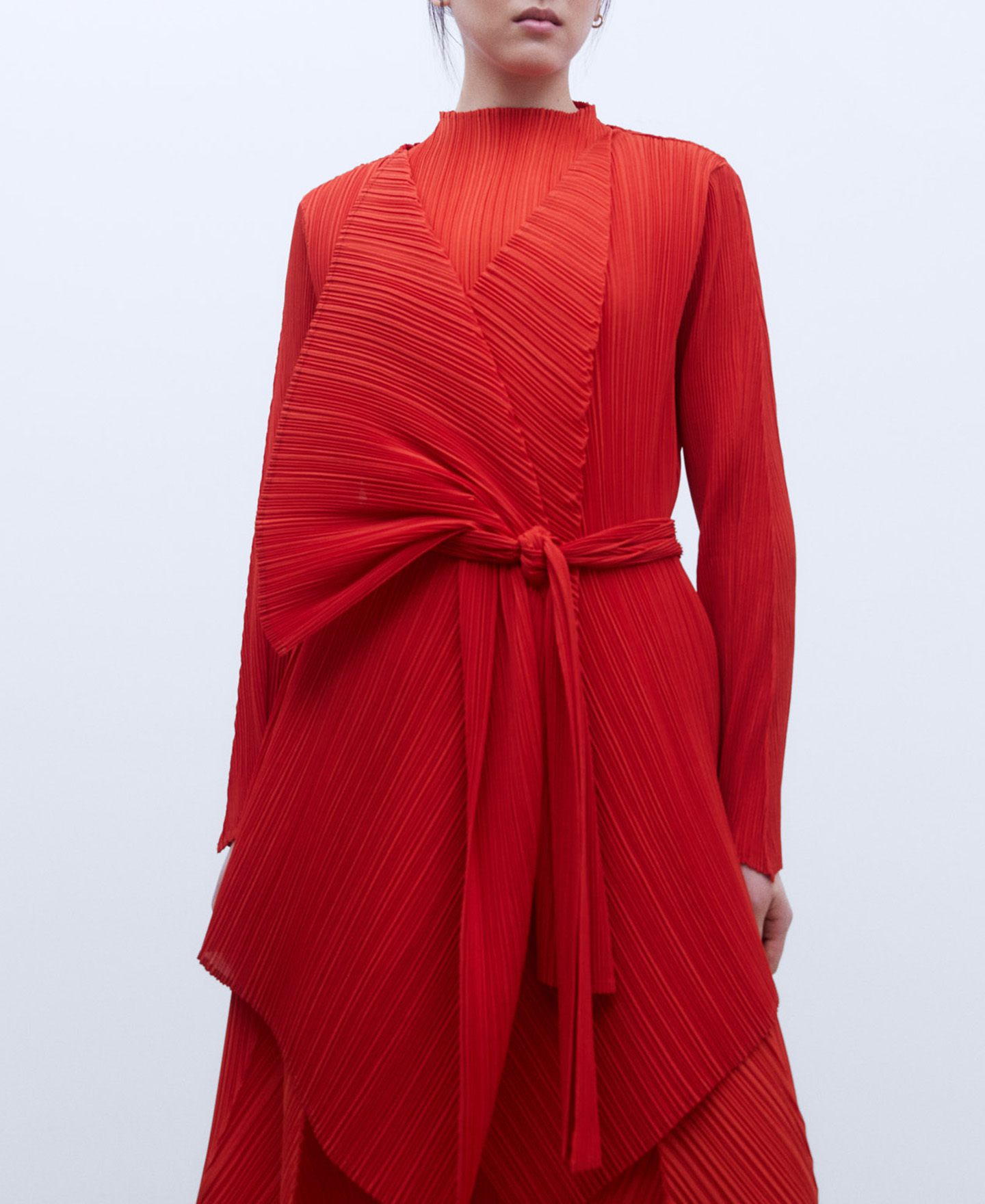 Asymmetrical crinkle jacket image number 0