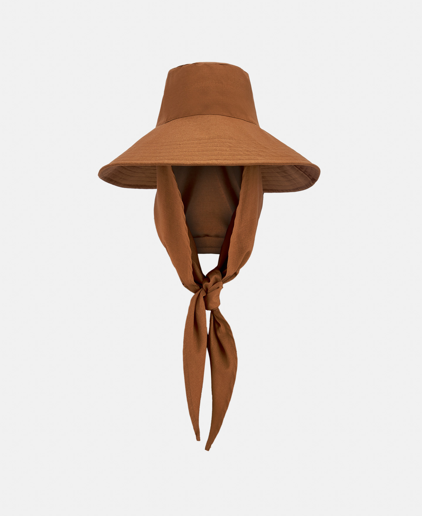 Bucket hat with scarf image number 0