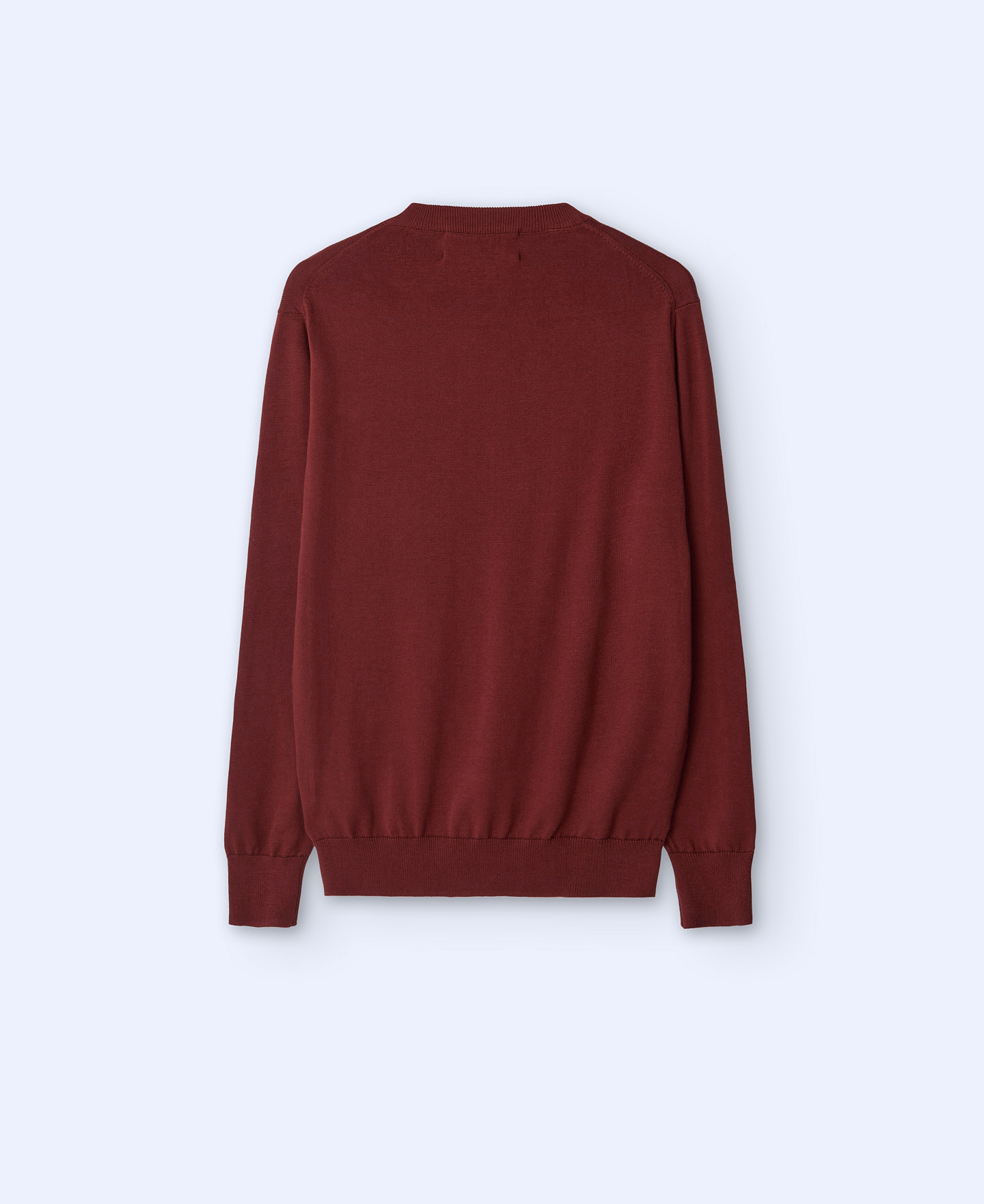 Organic cotton V-neck sweater image number 5