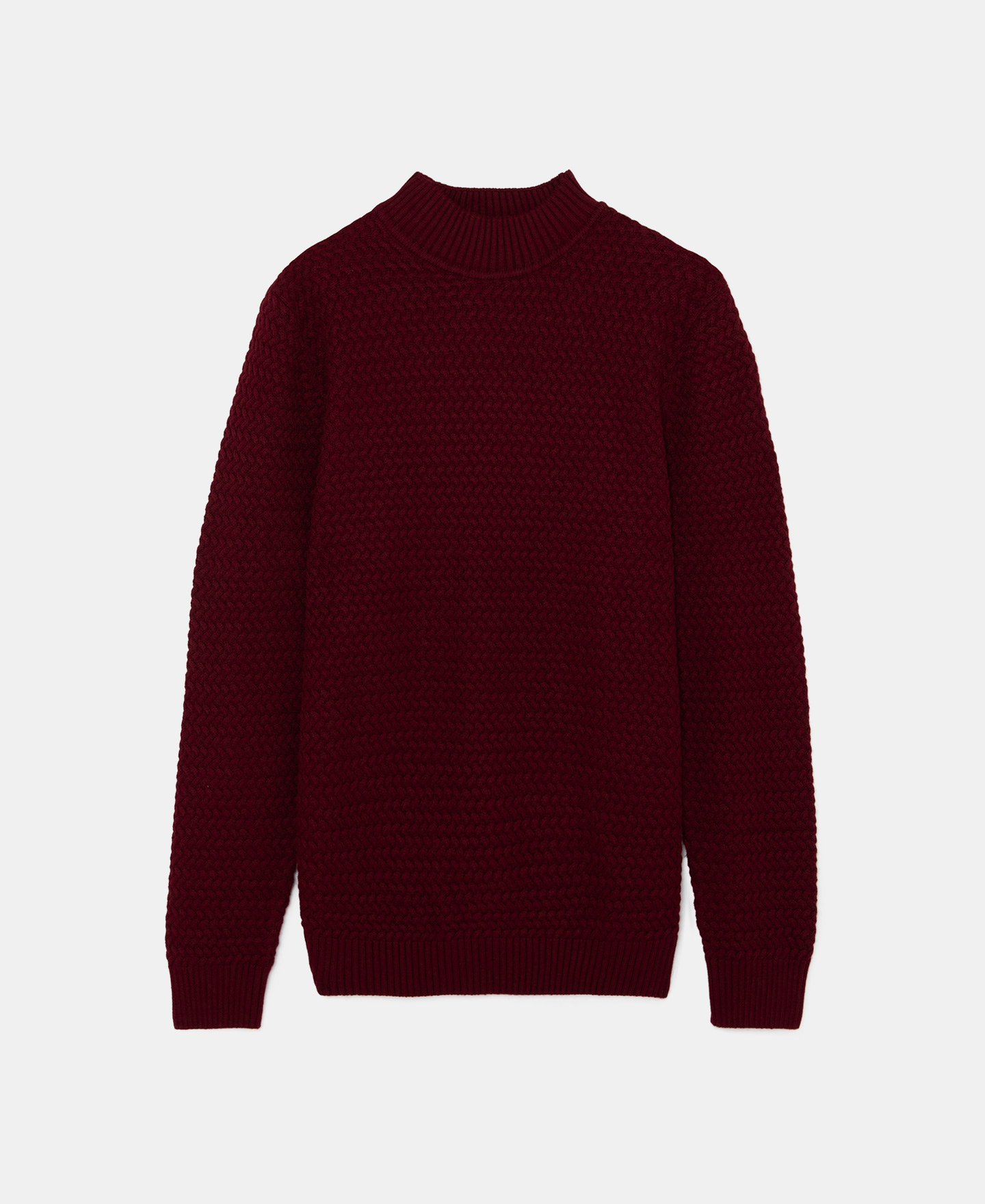 Wool and cotton braided sweater image number 4