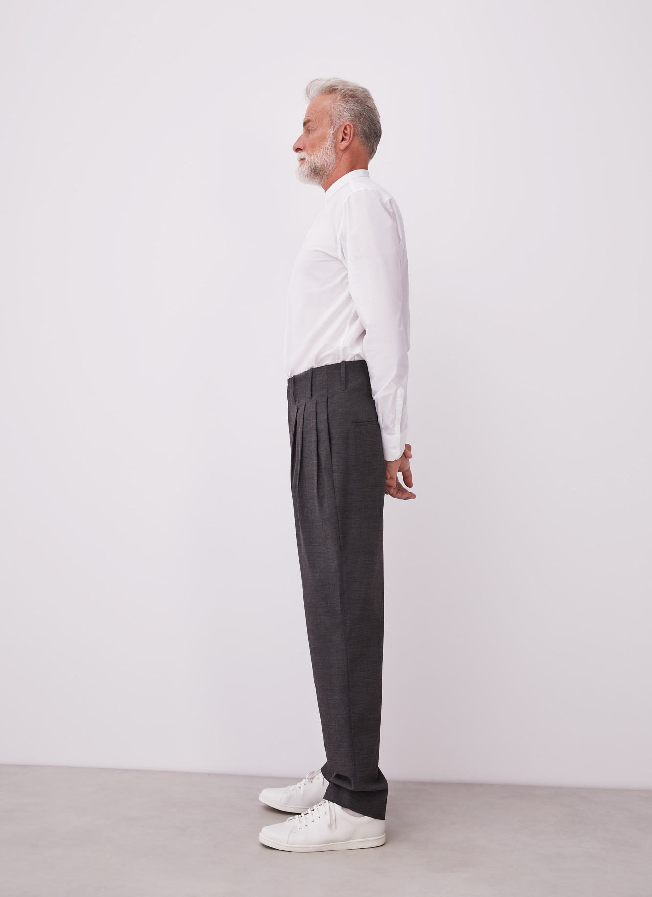 Darted elastic suit trousers image number 4
