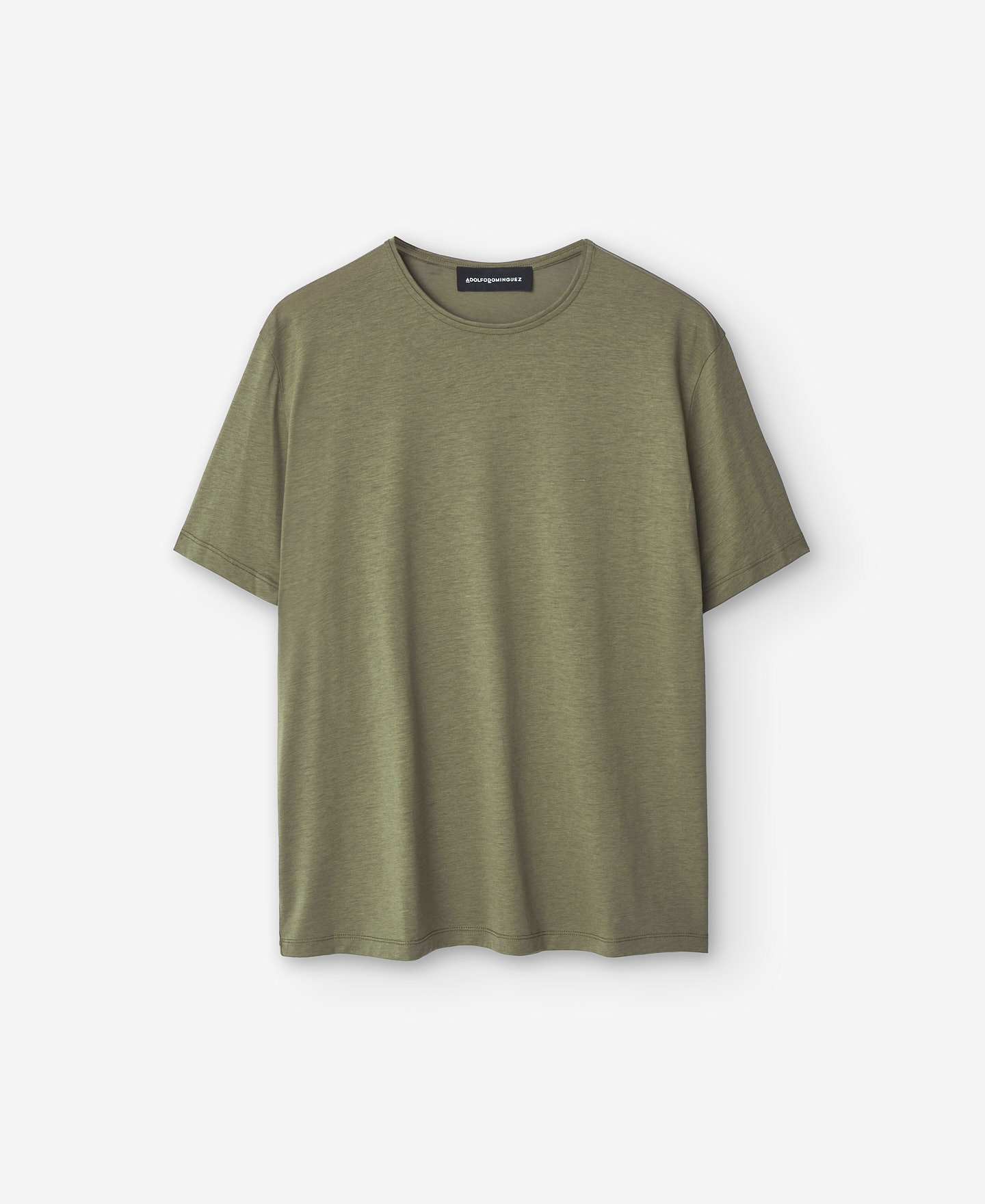 Men's khaki crew neckline T-shirt image number 4