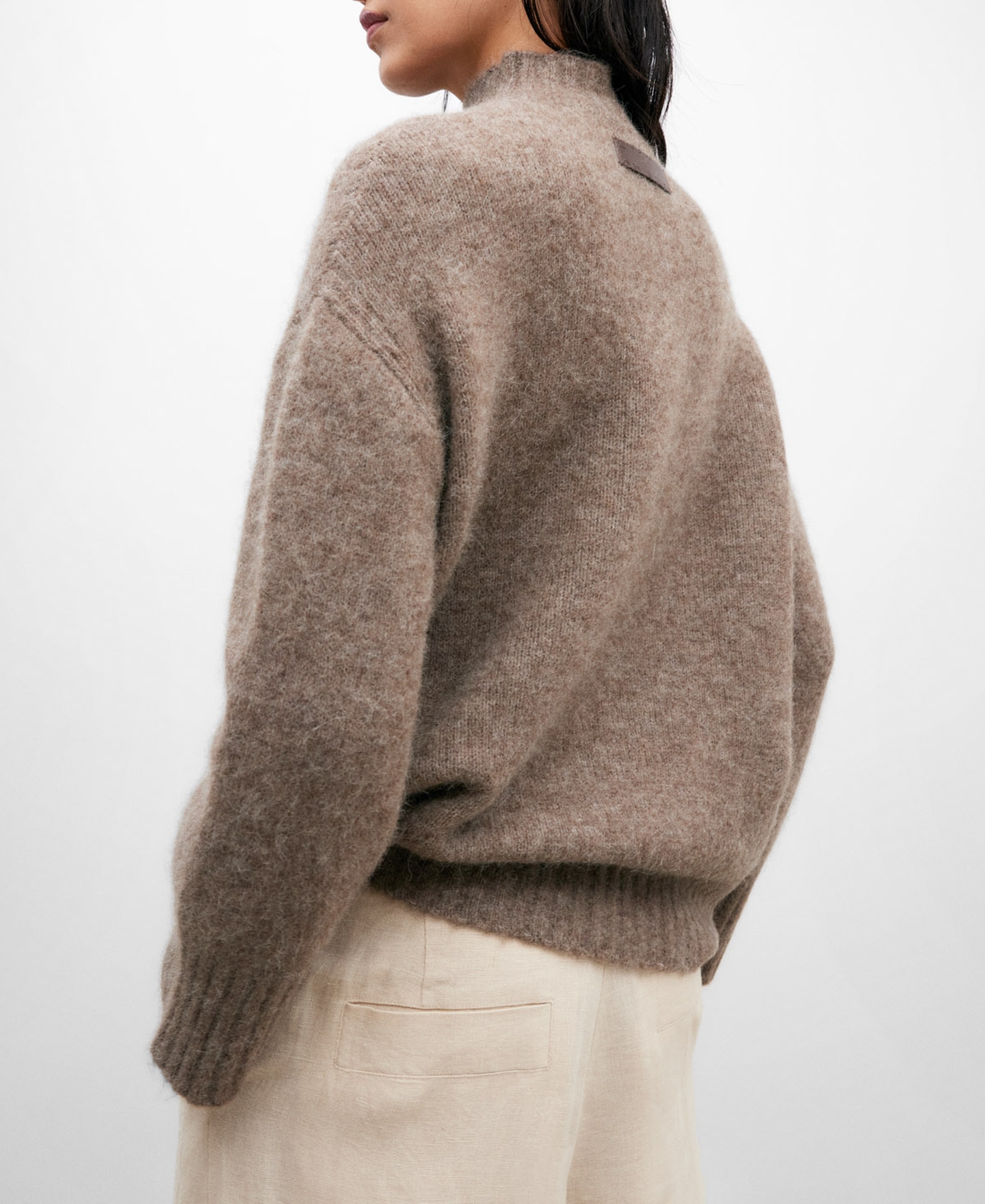 Jersey en fibra de alpaca para mujer image number 2