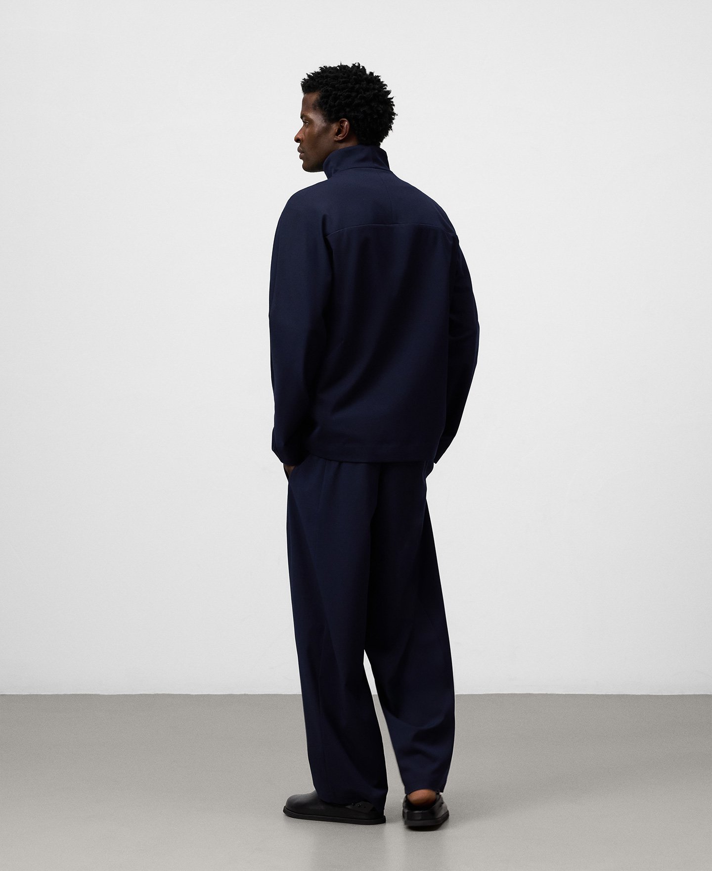 Casaco de nylon e viscose para homem image number 2