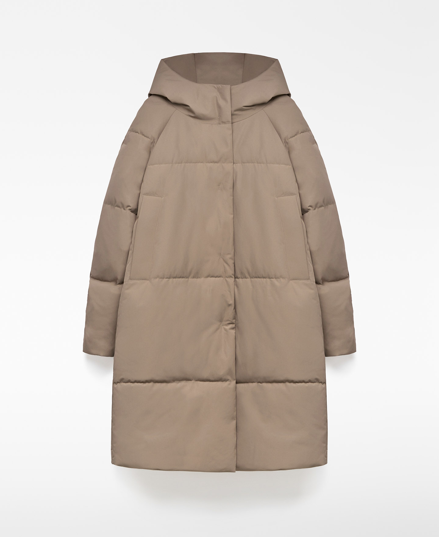 Padded long coat woman image number 6