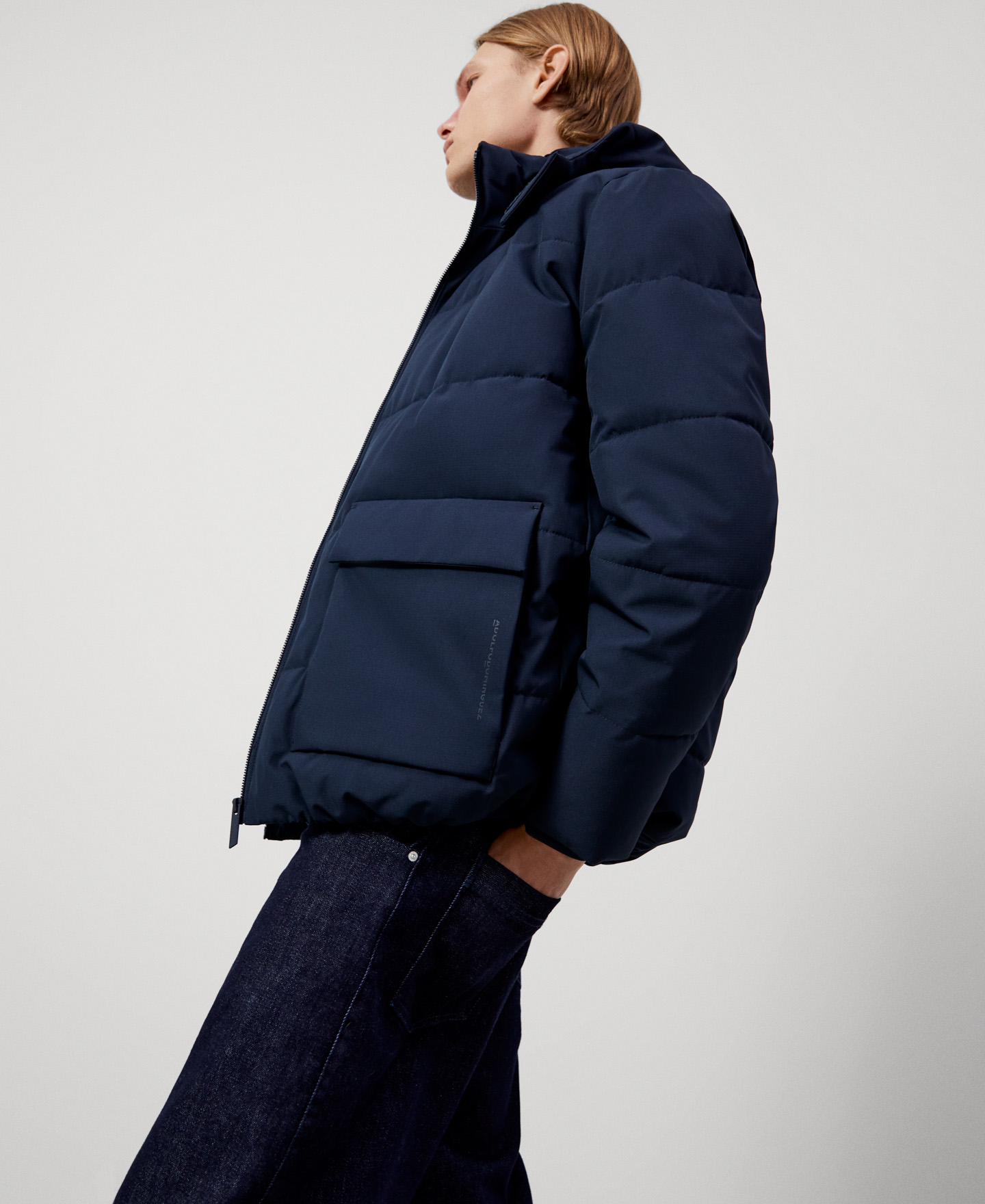 Padded hood jacket image number 5