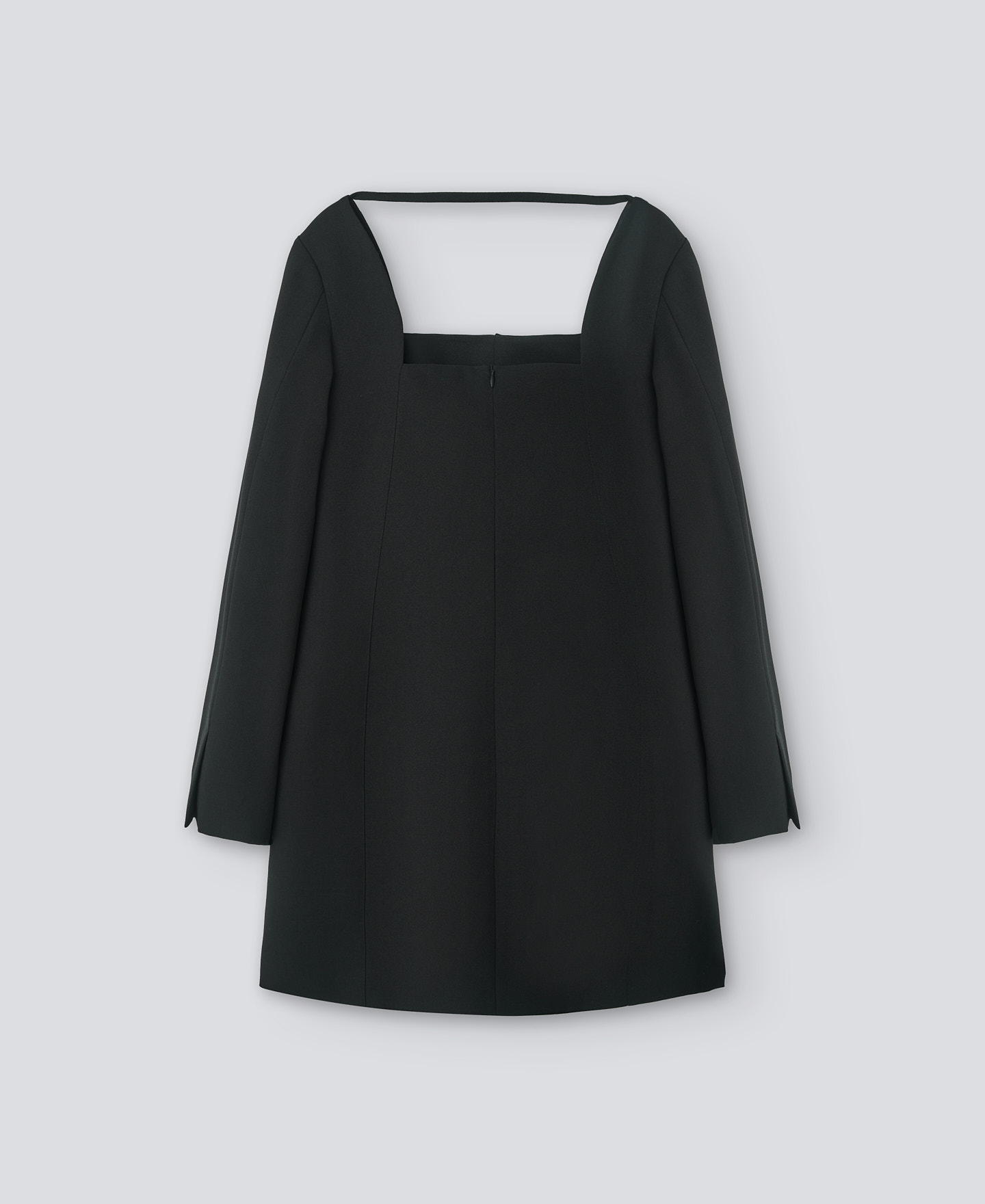Black short dress woman image number 5