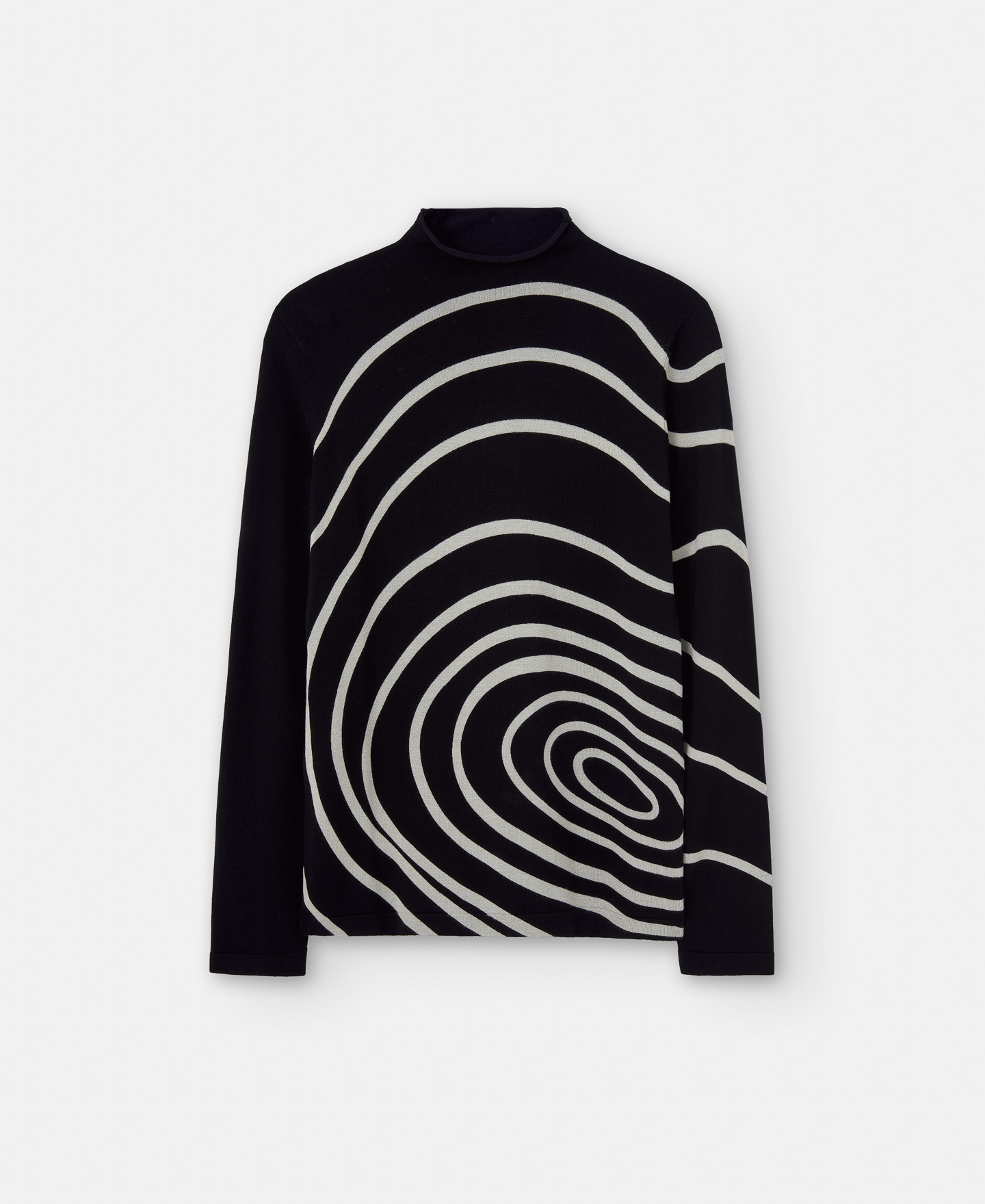 Viscose and nylon spiral sweater image number 0
