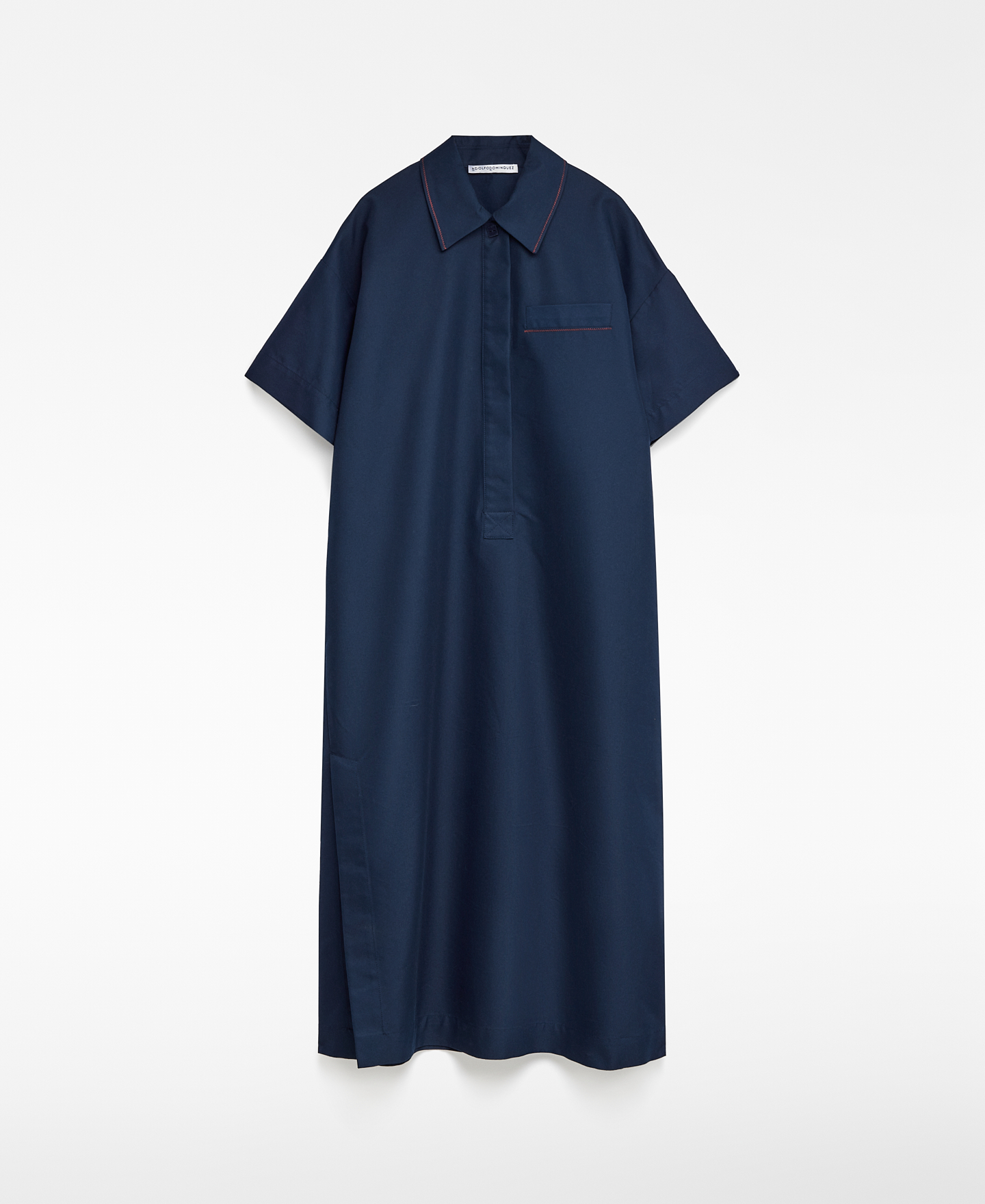 Straight shirt dress woman image number 4
