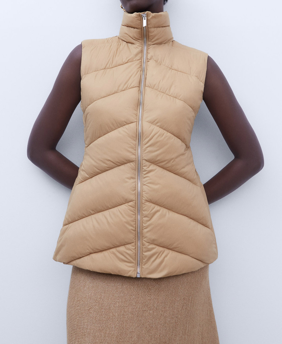 Fitted padded waistcoat image number 0