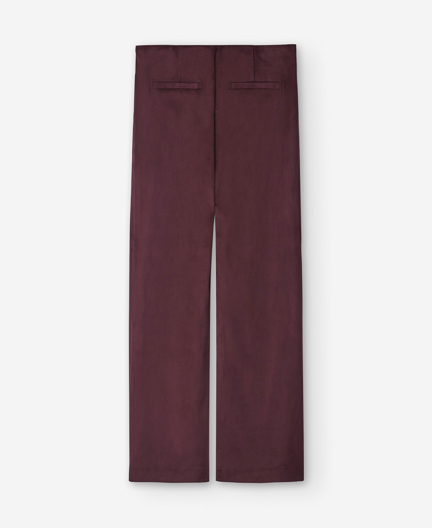 Faux sueden ankle-length trousers women image number 5