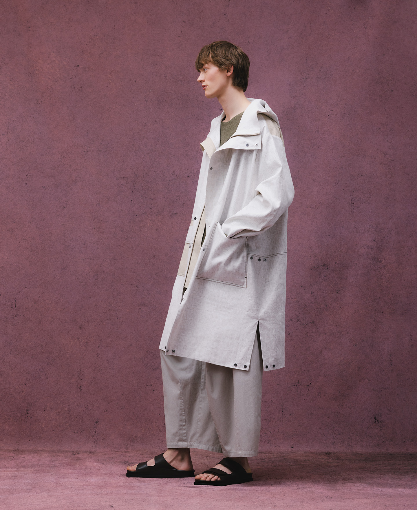 Parka mit verstellbarer Länge und Kapuze Herren image number 1
